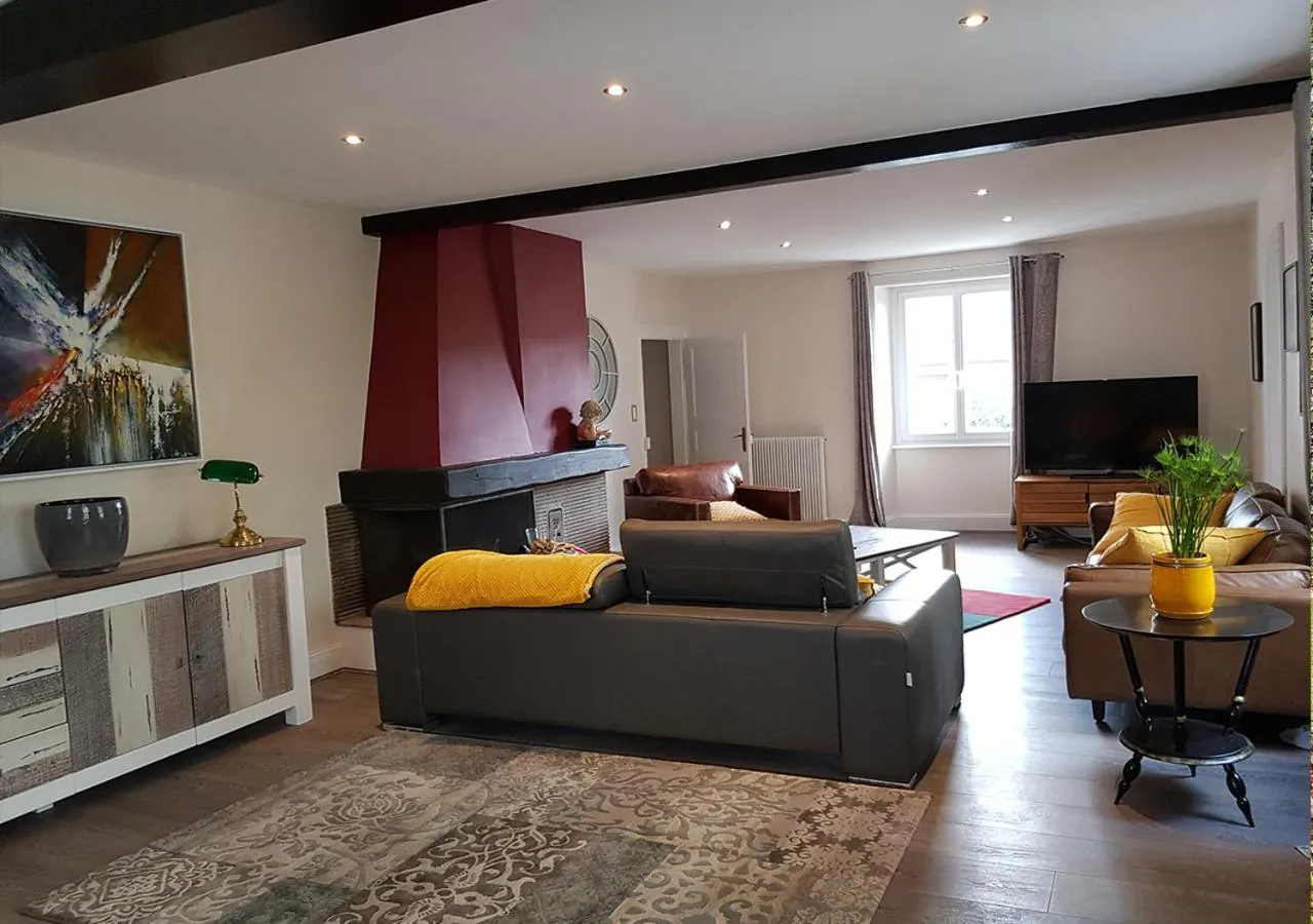 Seating area in La Roseraie