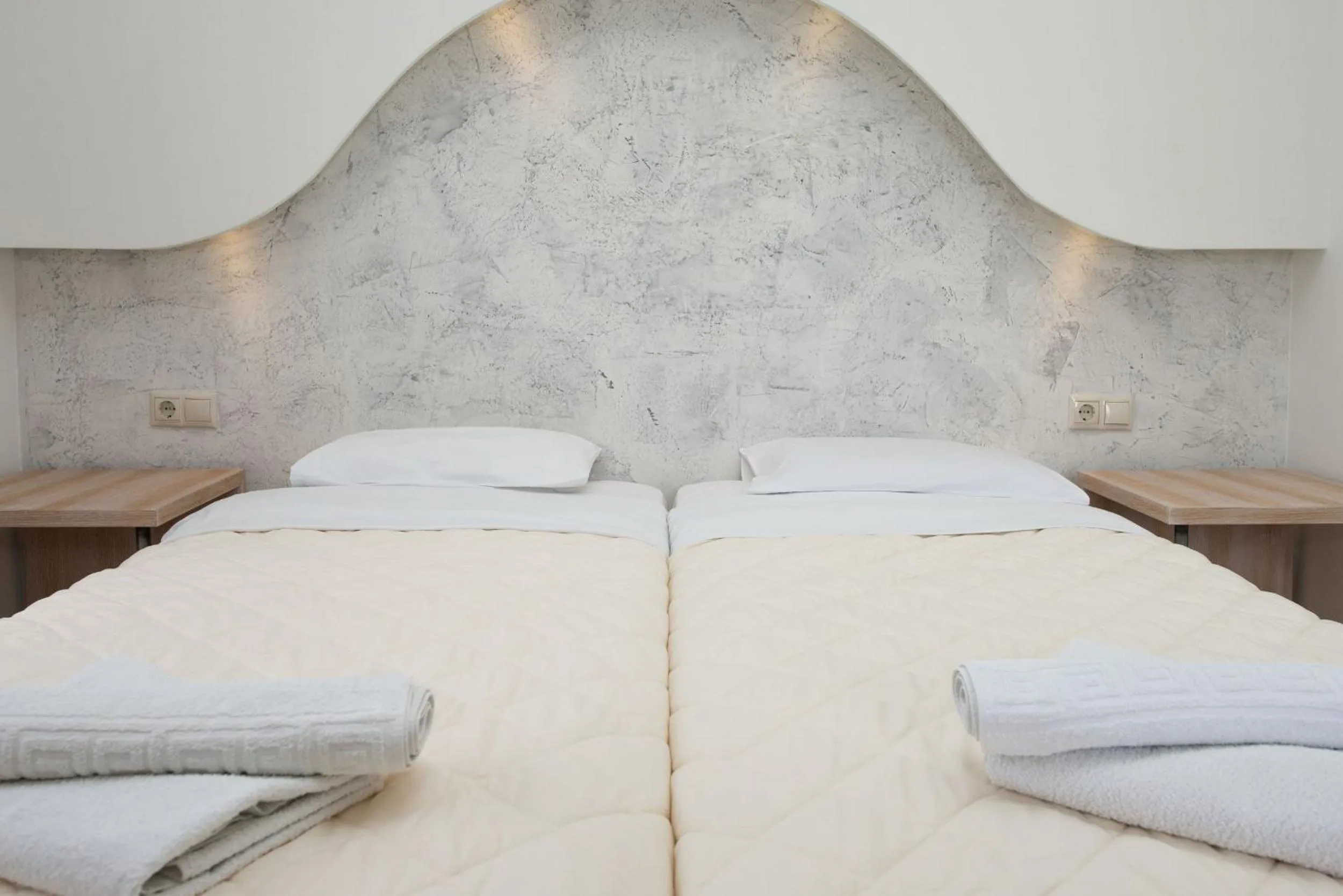 Decorative detail, Bed in Hotel George