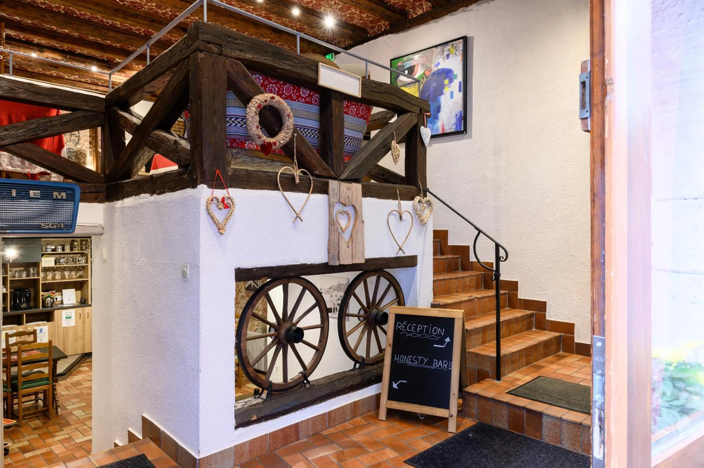 Lobby or reception in Hôtel le Saint Nicolas