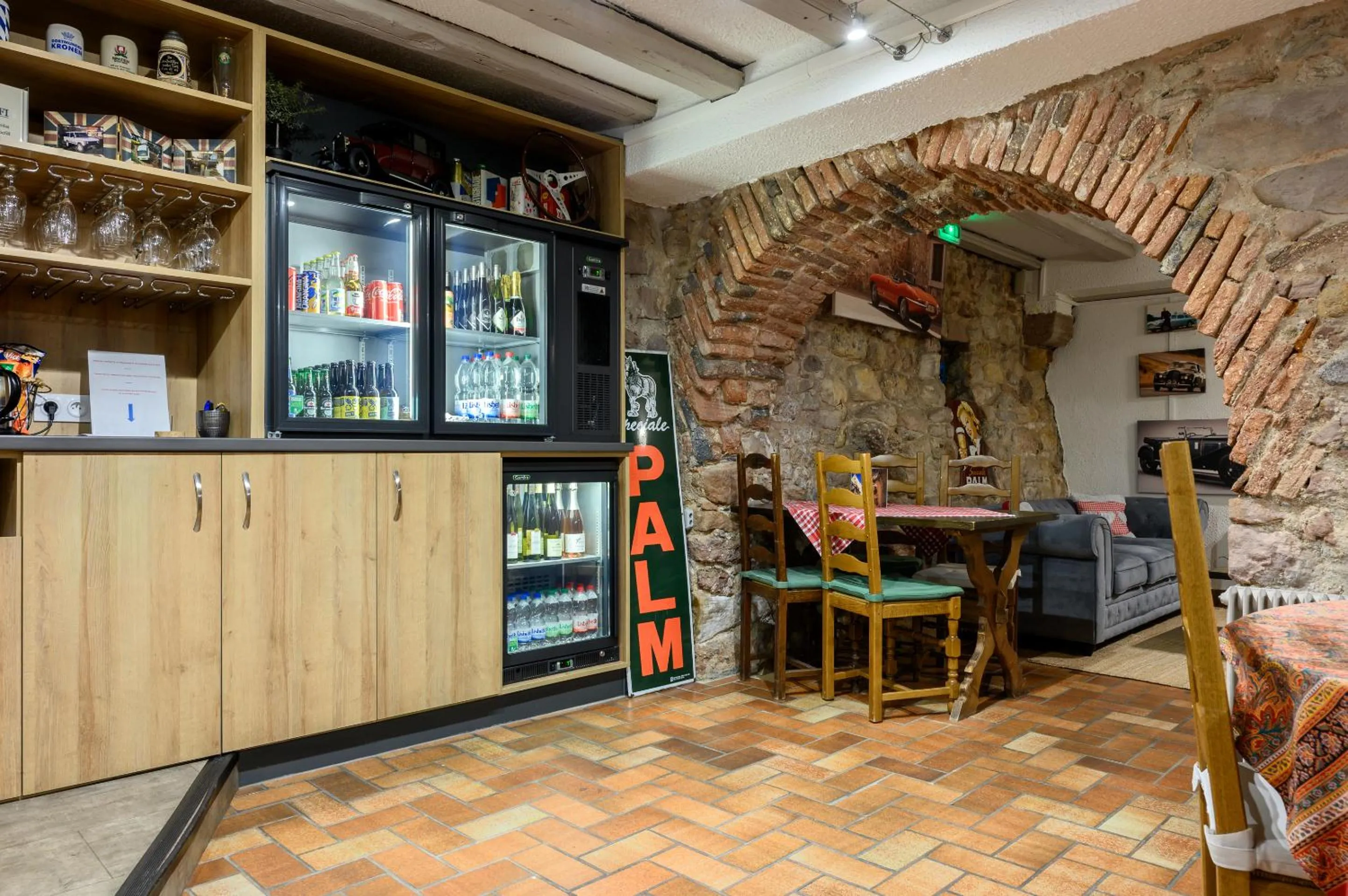 Lounge or bar in Hôtel le Saint Nicolas