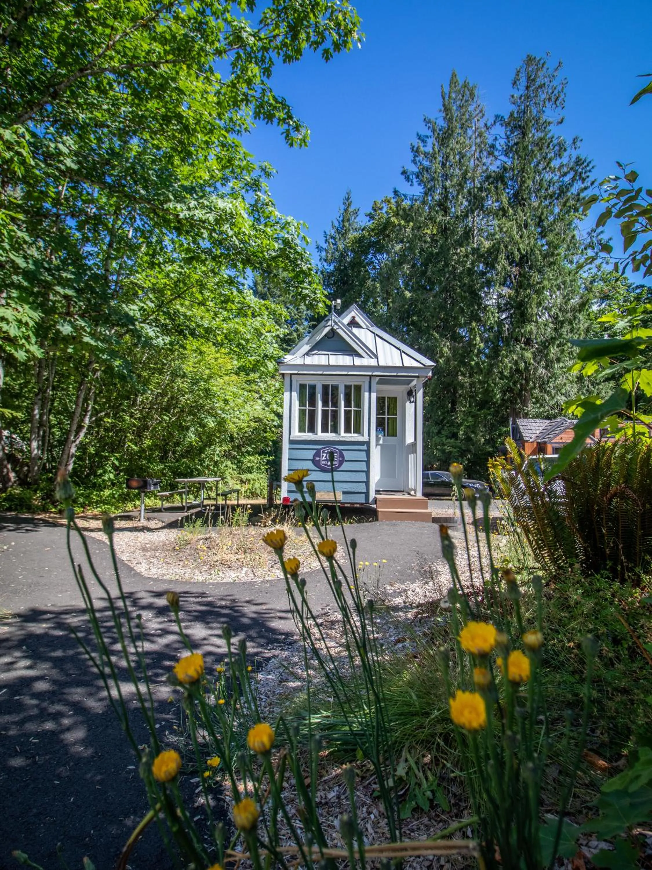 Garden in Mt Hood Tiny House Village