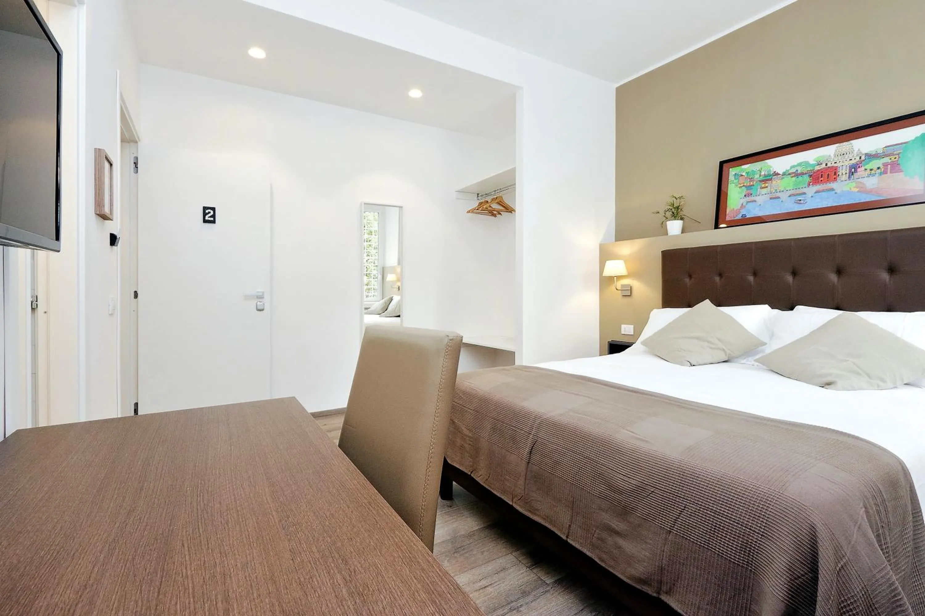 Bed in Victory Rooms