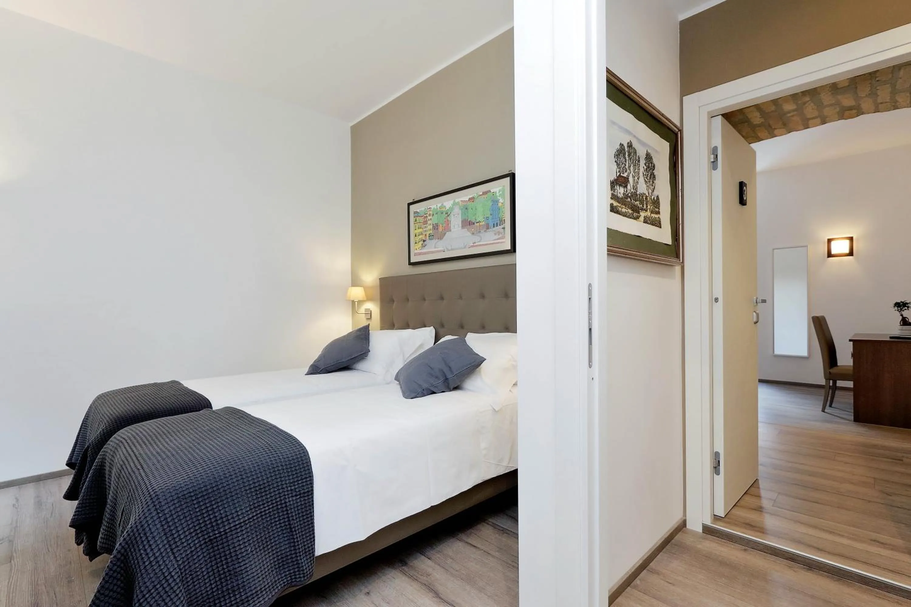 Bed in Victory Rooms