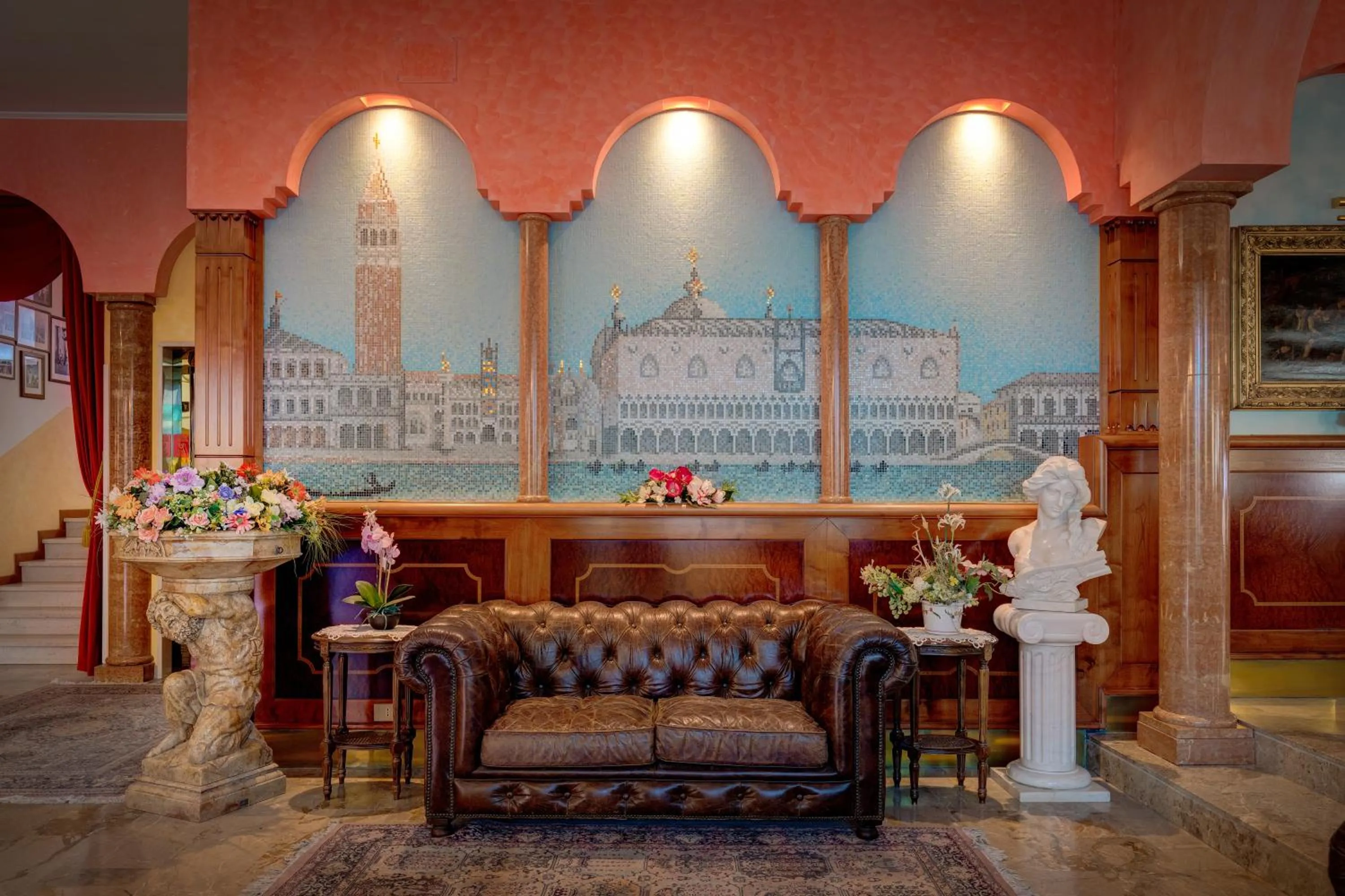 Lobby or reception in Hotel Napoleon