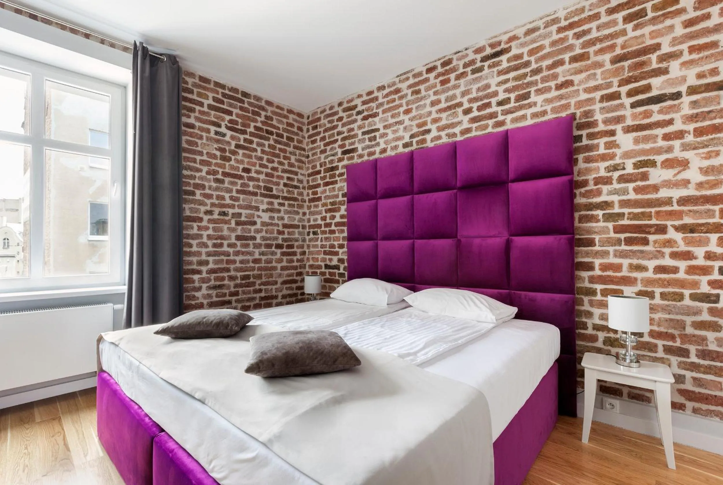 Bed in Cinema Apartments