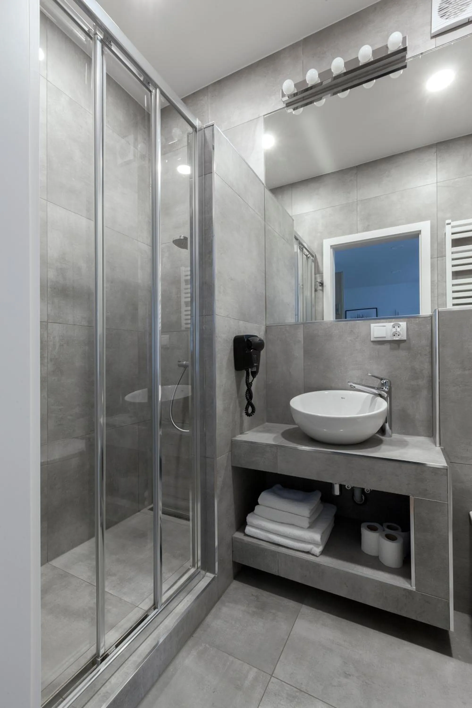 Shower in Cinema Apartments