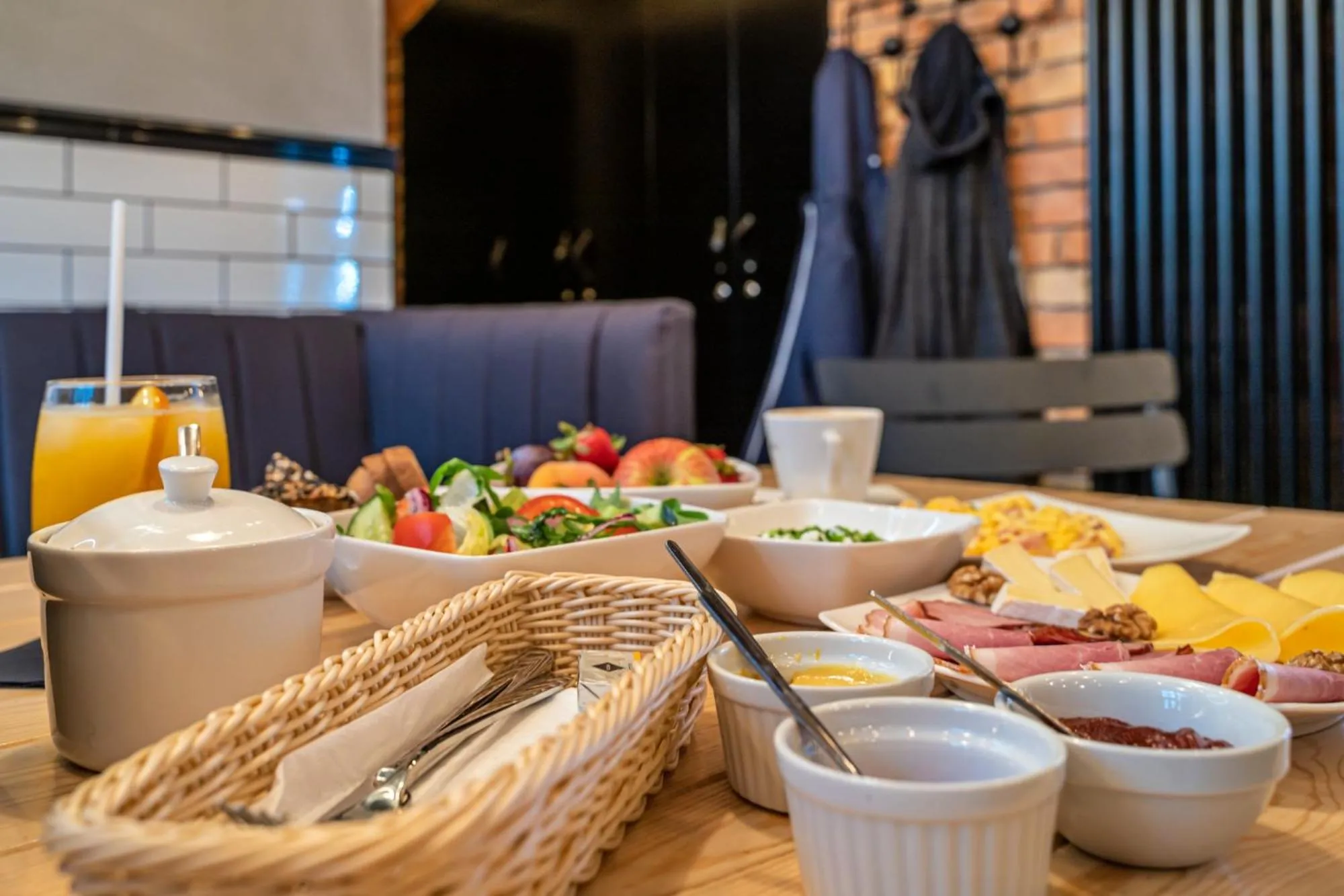 Food close-up in Cinema Apartments