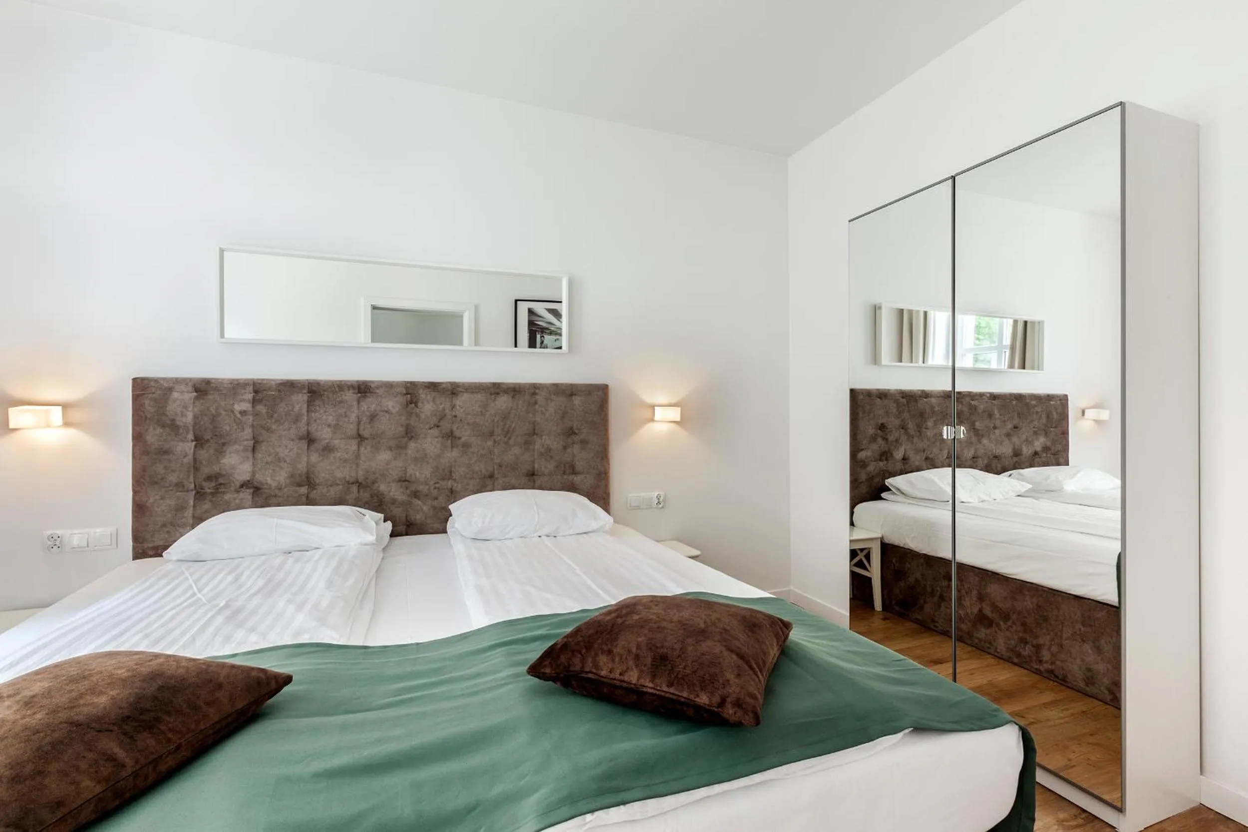 Bed in Cinema Apartments