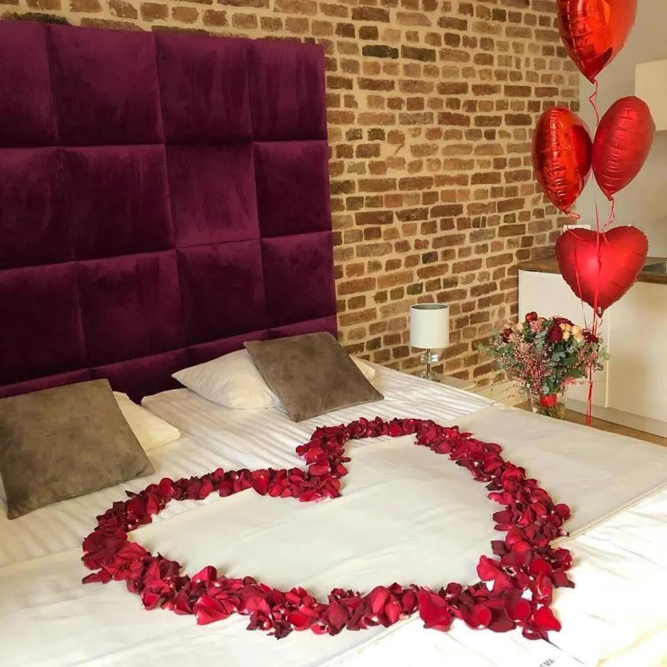 Bed in Cinema Apartments