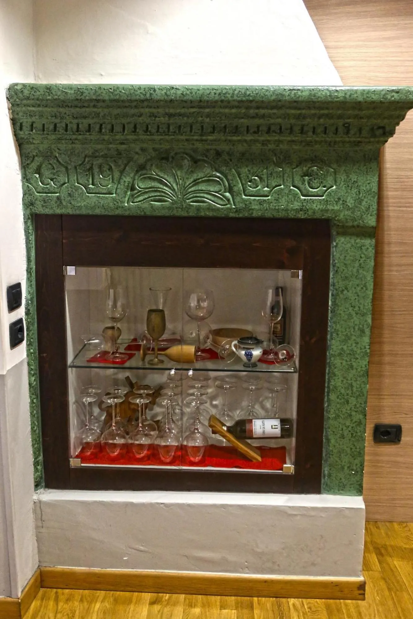 Communal lounge/ TV room in Albergo Gusmeroli