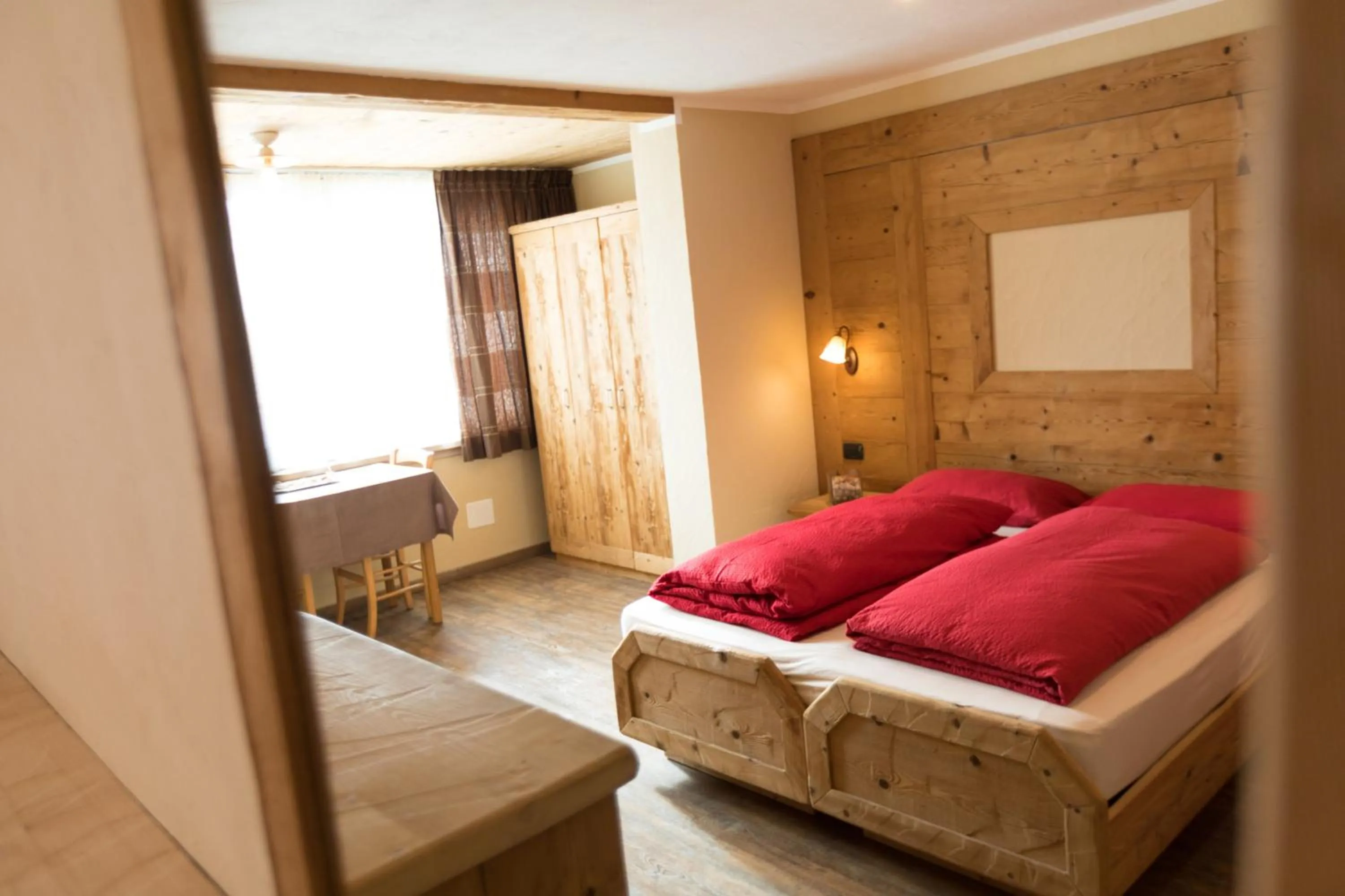 Bed in Hotel Champagne