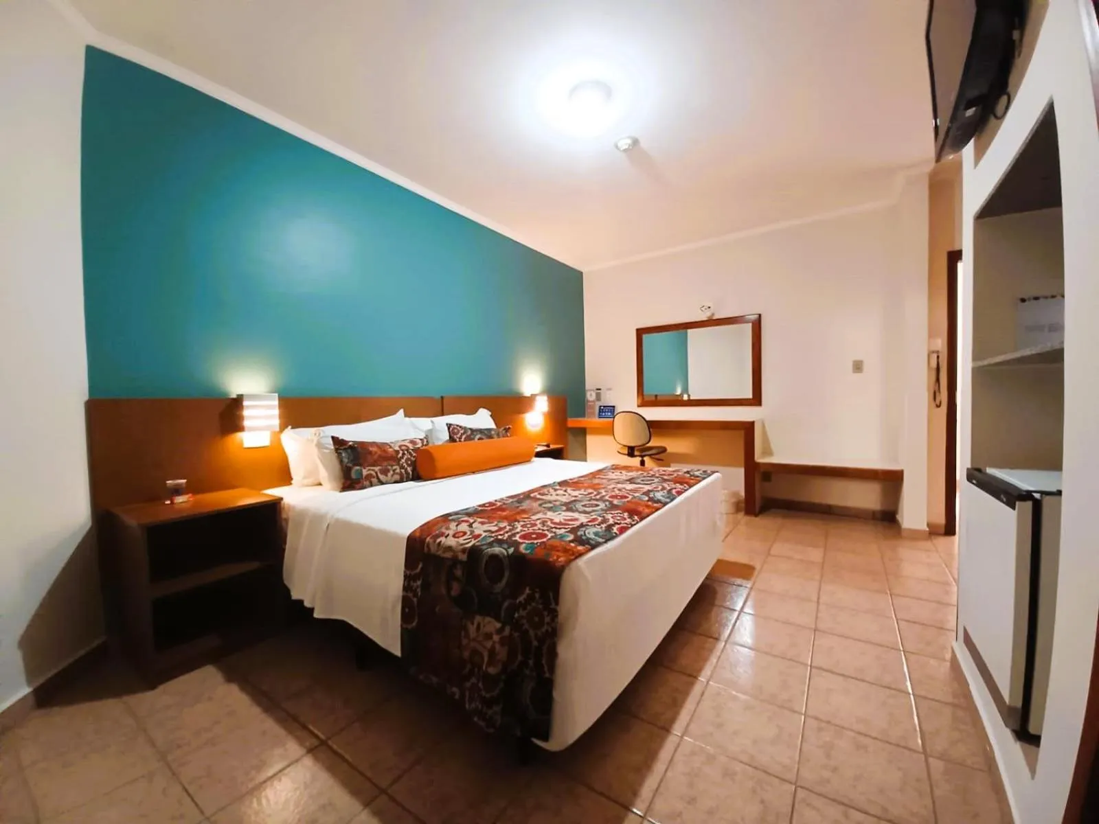 Bed in Hotel Riviera