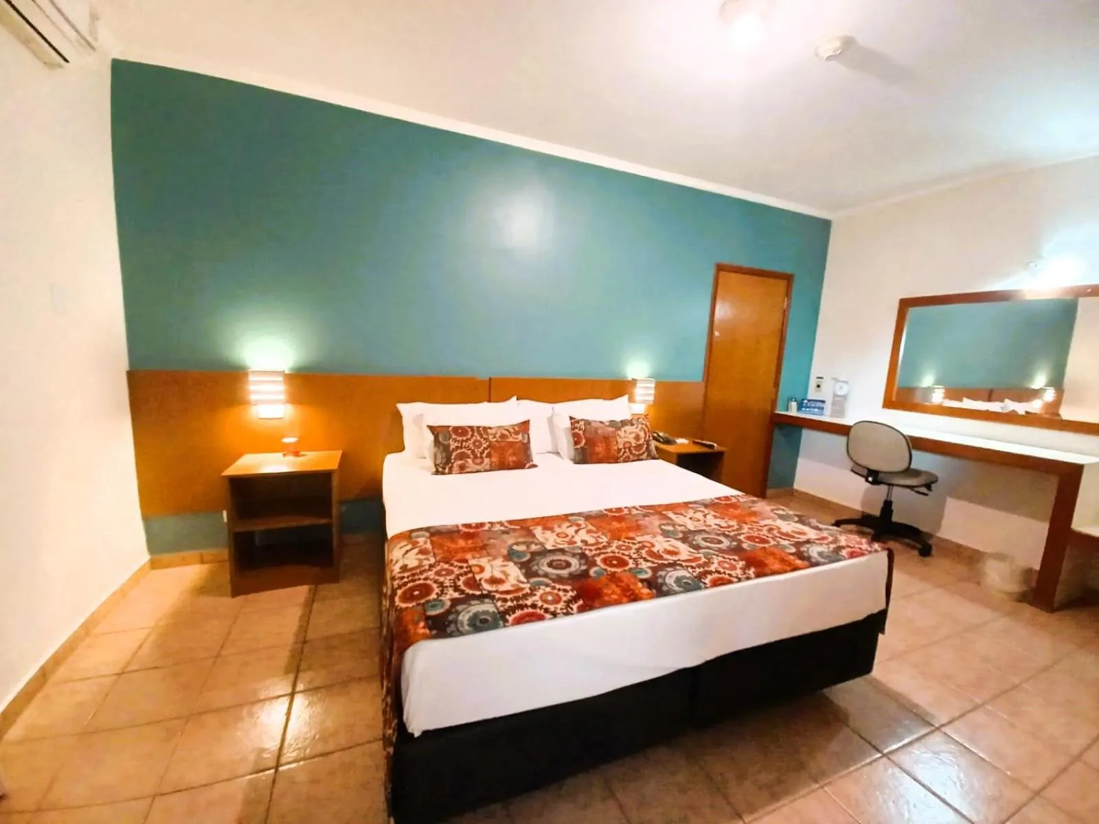 Bed in Hotel Riviera