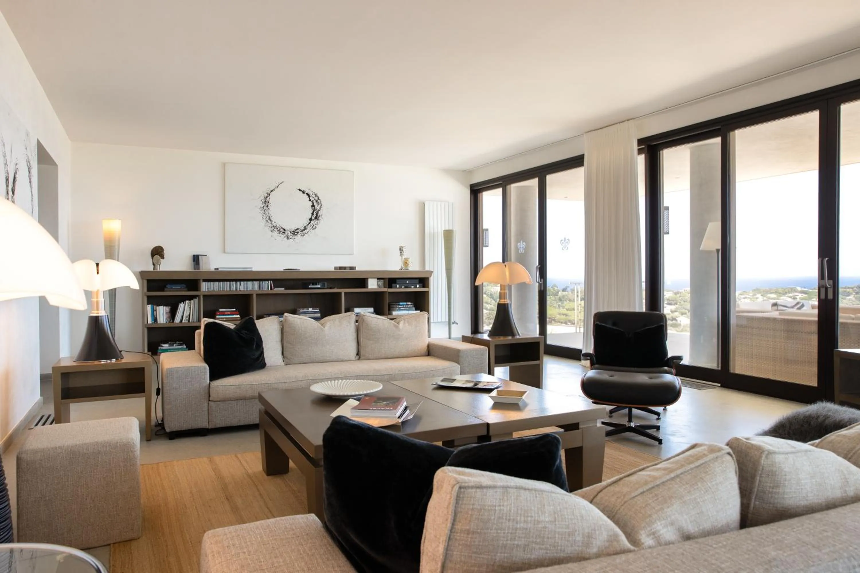 Living room in La Villa Calvi