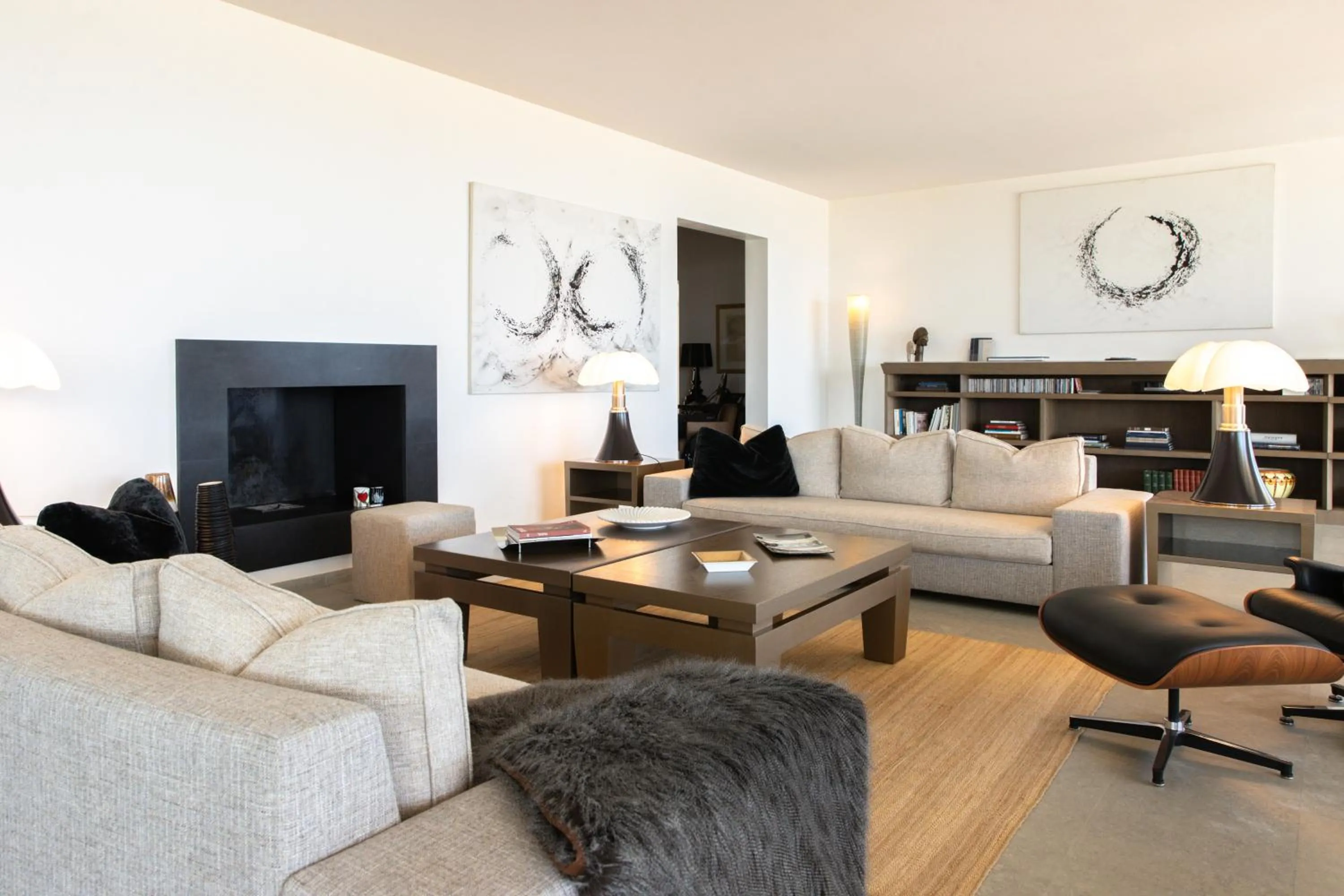 Living room in La Villa Calvi