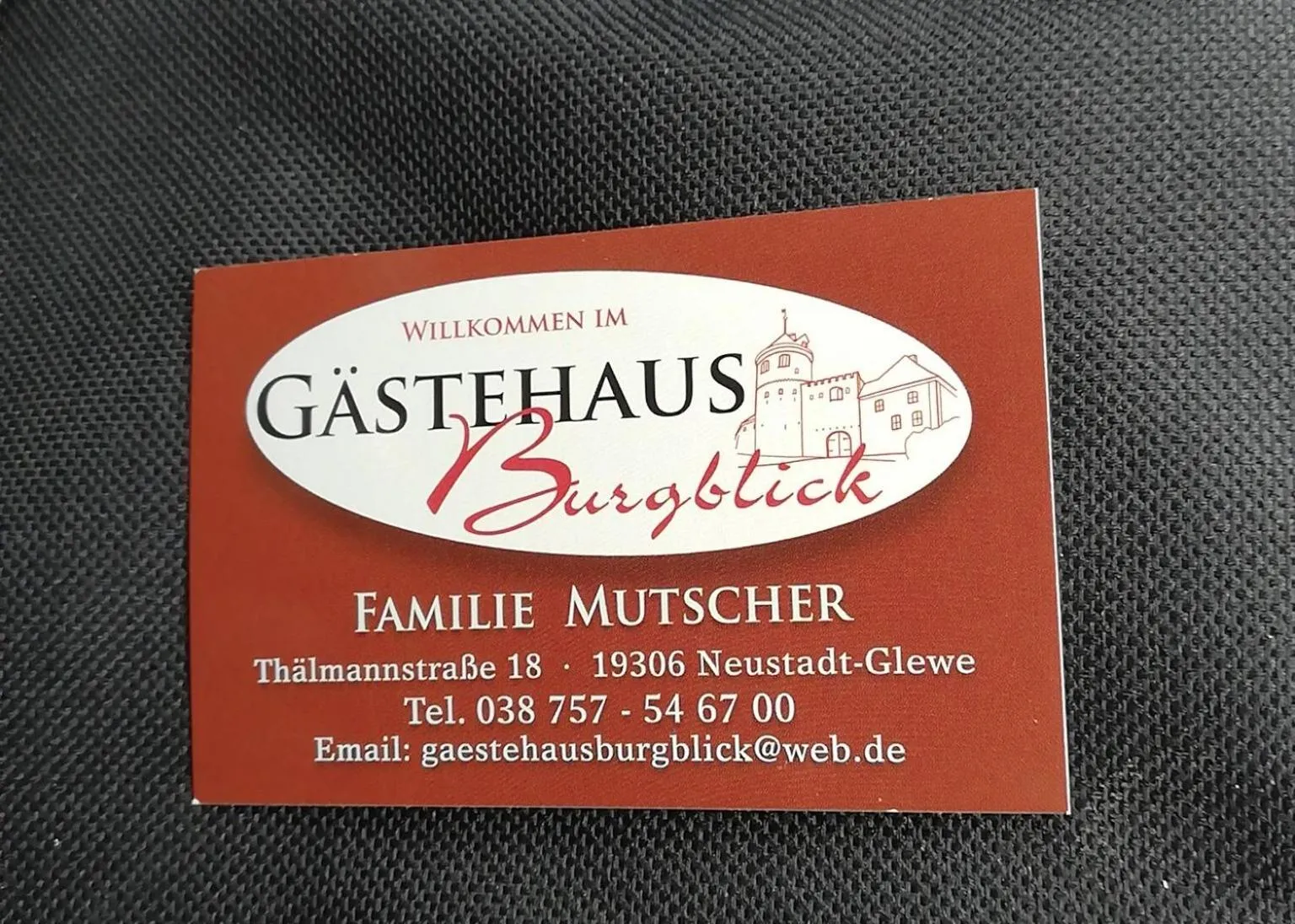 Property logo or sign in Gästehaus Burgblick