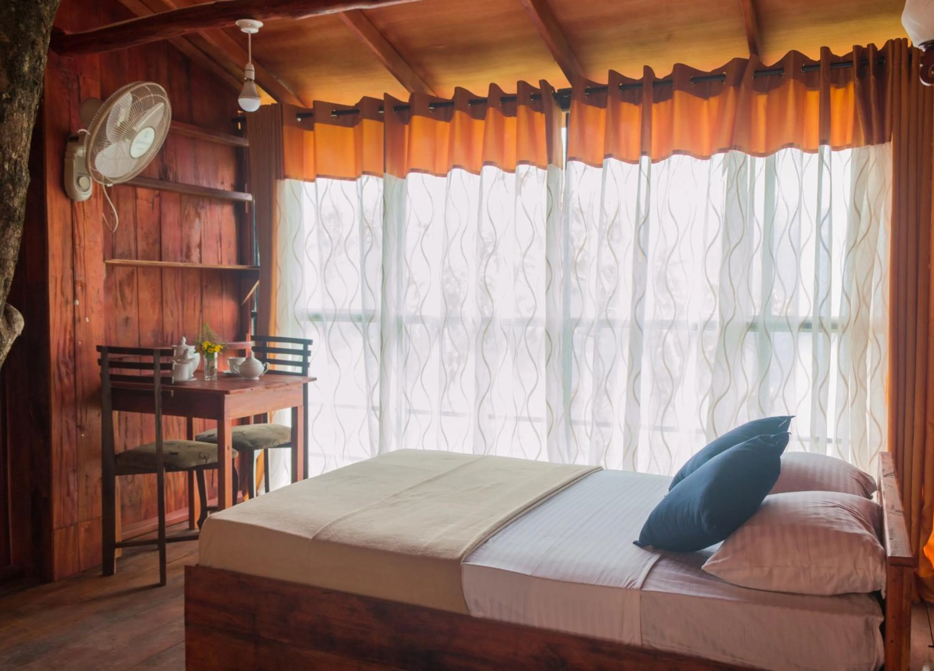 Bathroom, Bed in Tree Houses by Jungle River