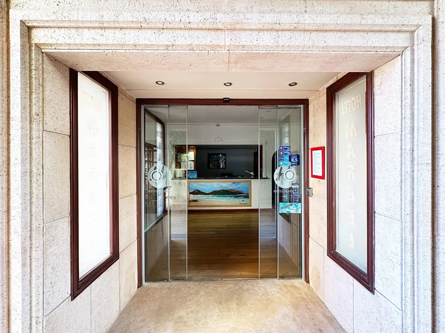 Lobby or reception in Hotel Marbel