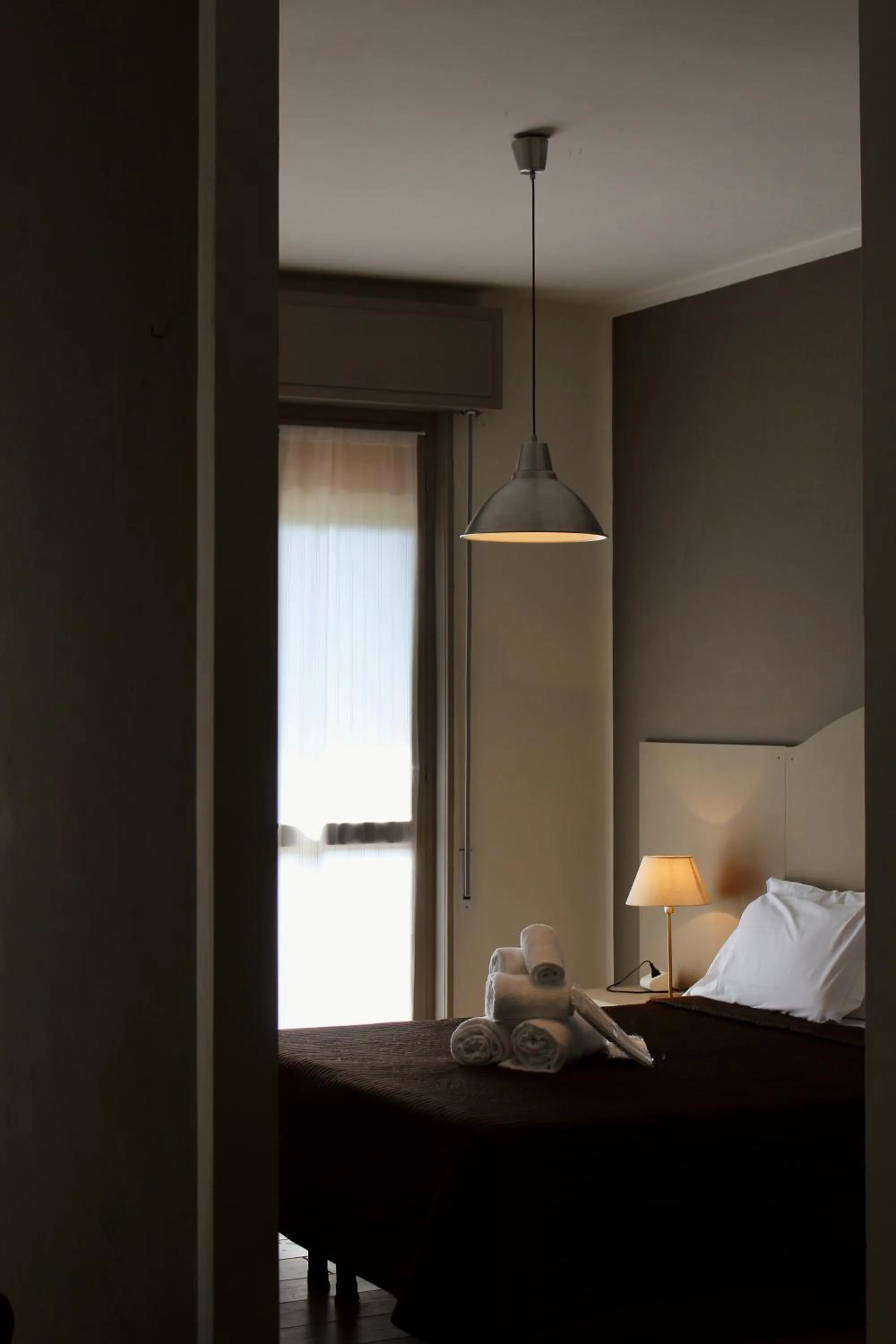 Bed in Art Hotel Pandos