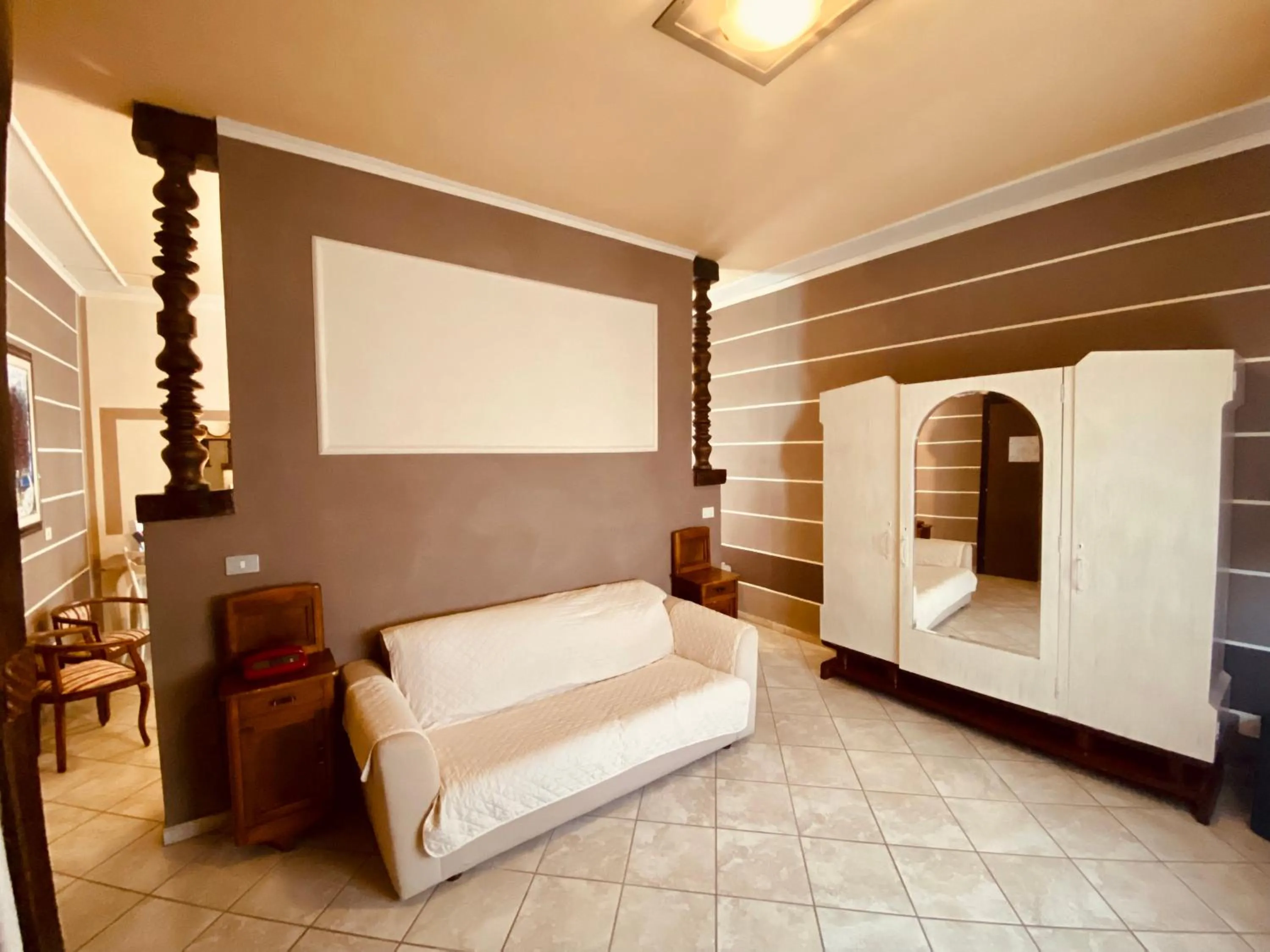 Bed in Art Hotel Pandos