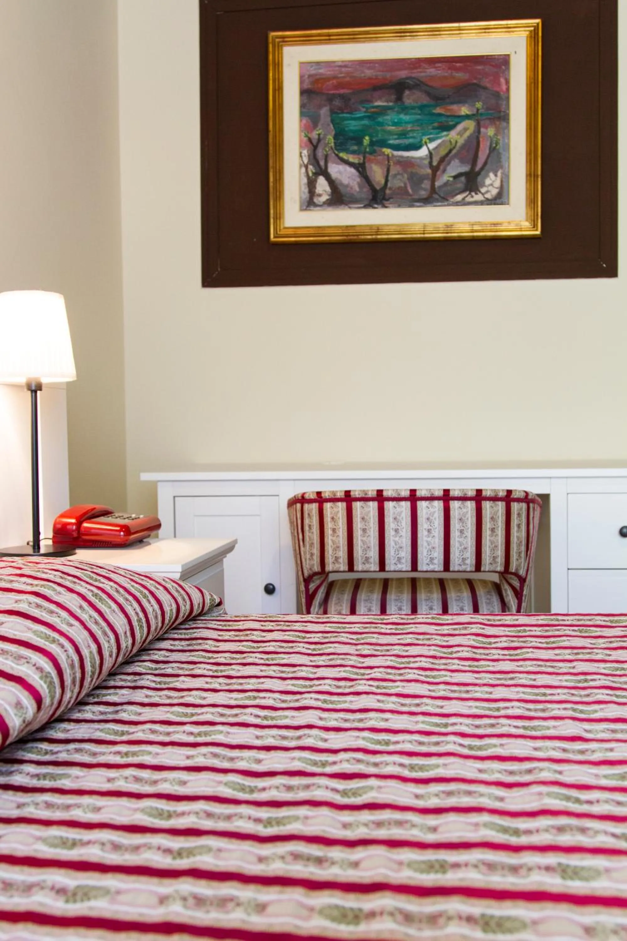 Decorative detail, Bed in Art Hotel Pandos