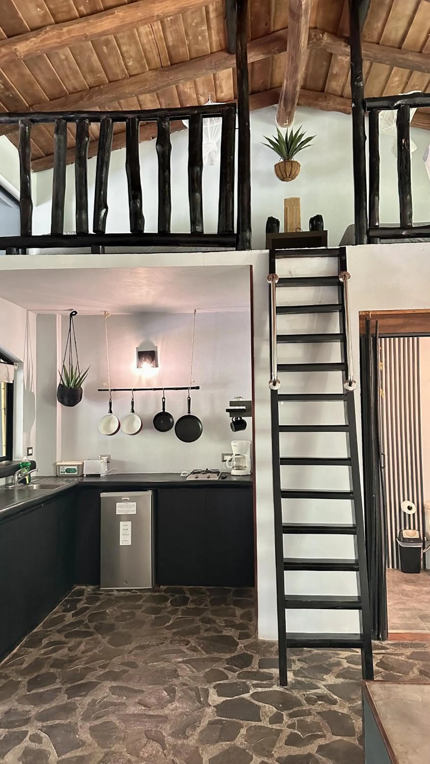 Kitchen or kitchenette in Canaima Chill House