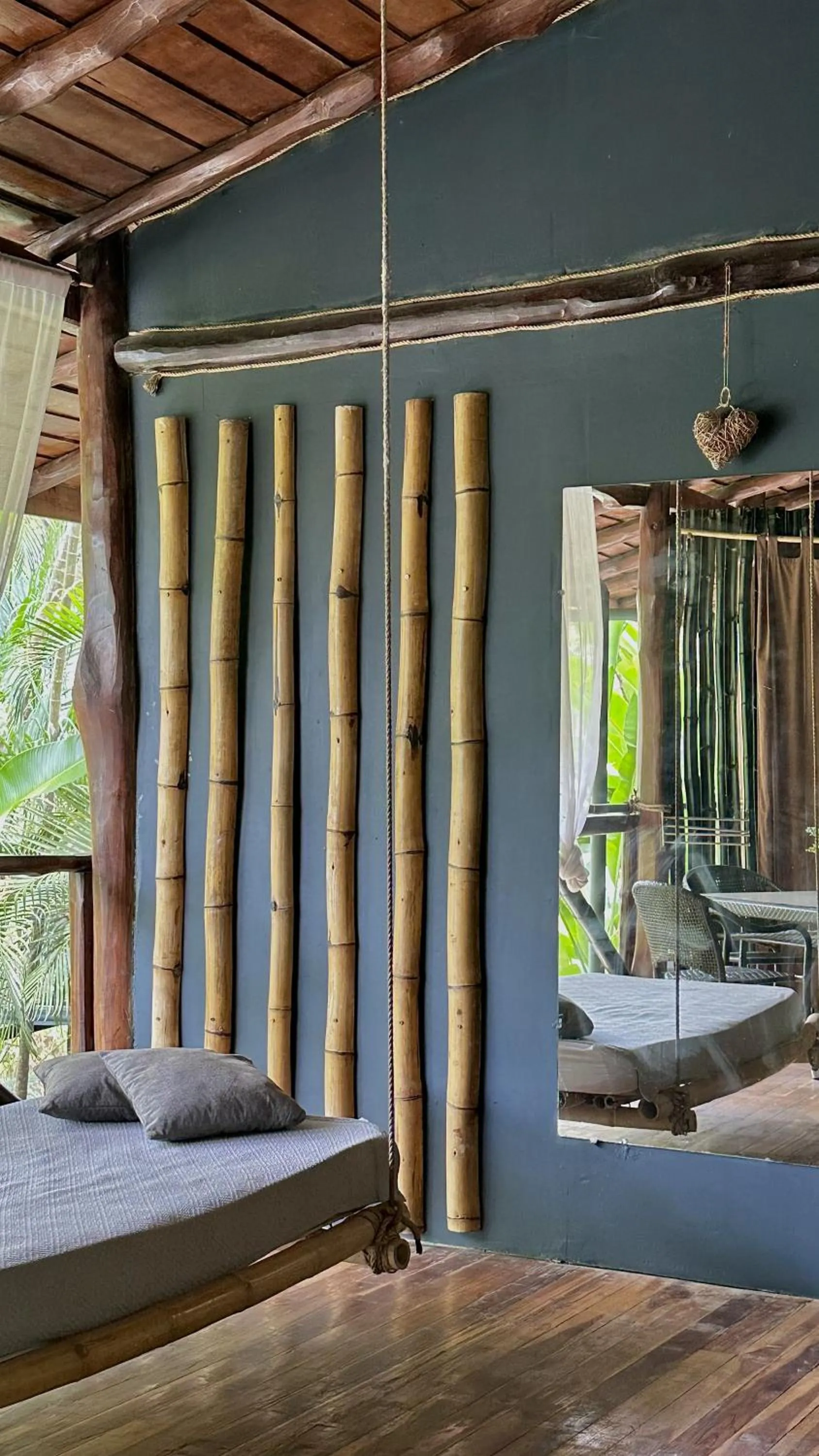 Patio, Bed in Canaima Chill House