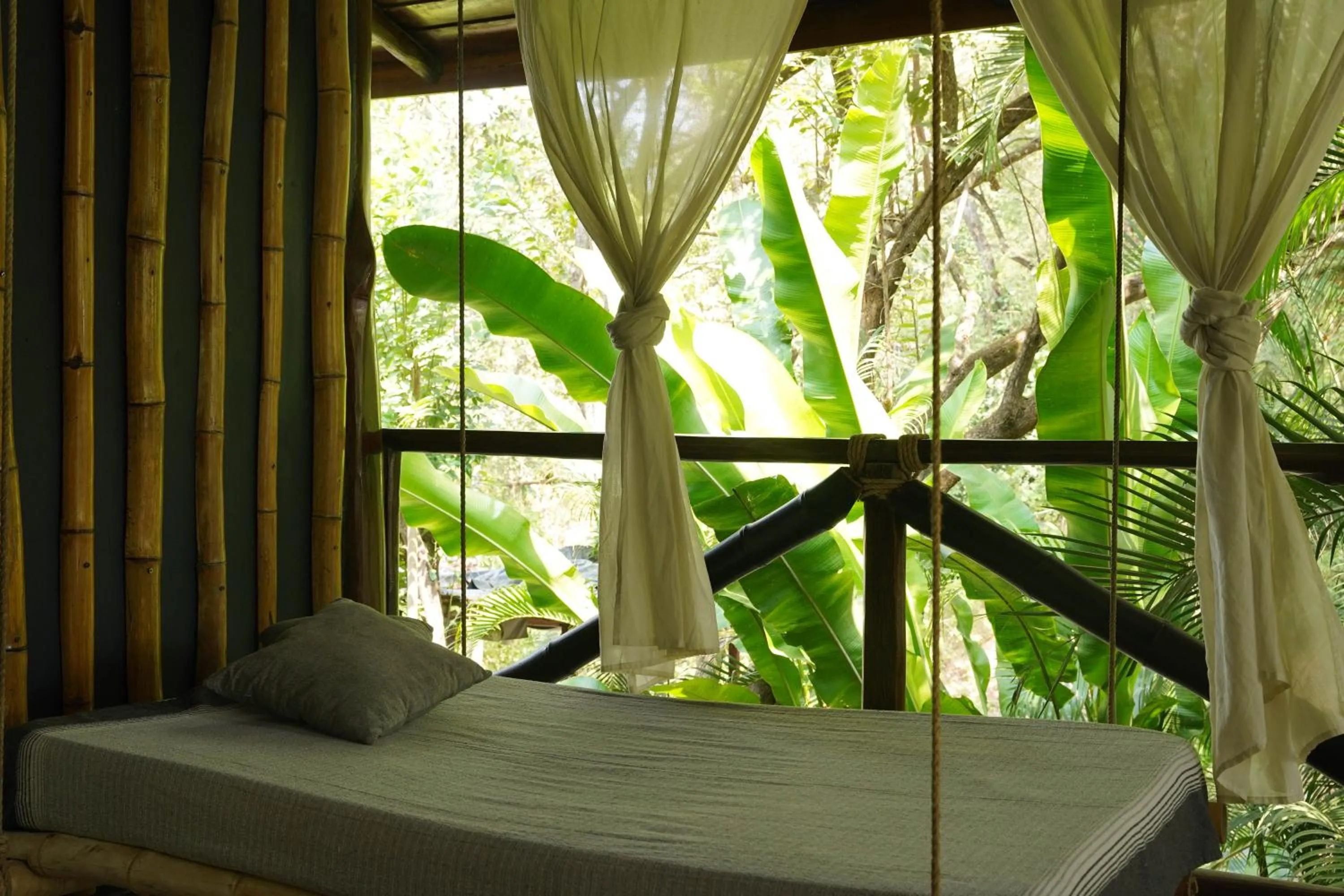Natural landscape, Bed in Canaima Chill House