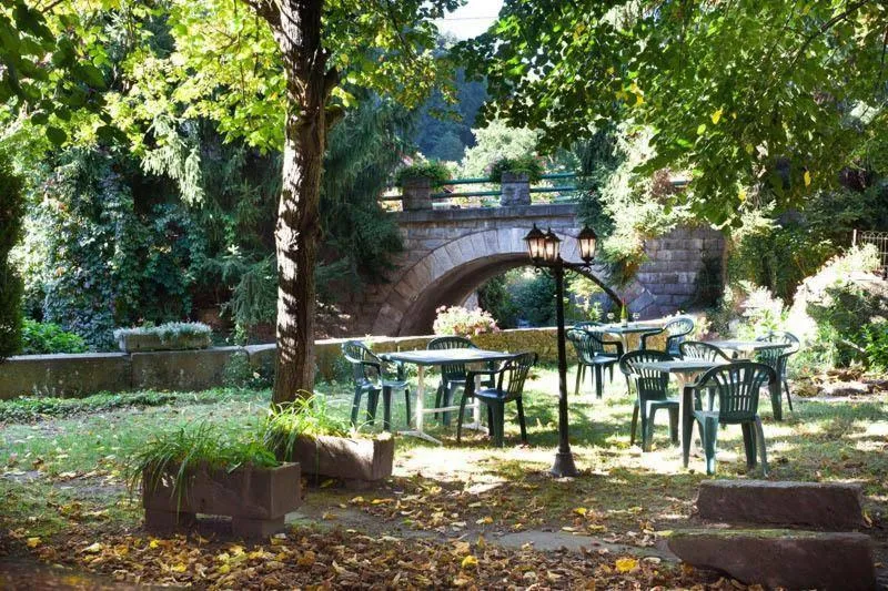 Patio in Résidence SoAnSa du Gérardmer de la Sci Rsast - Col de la Schlucht