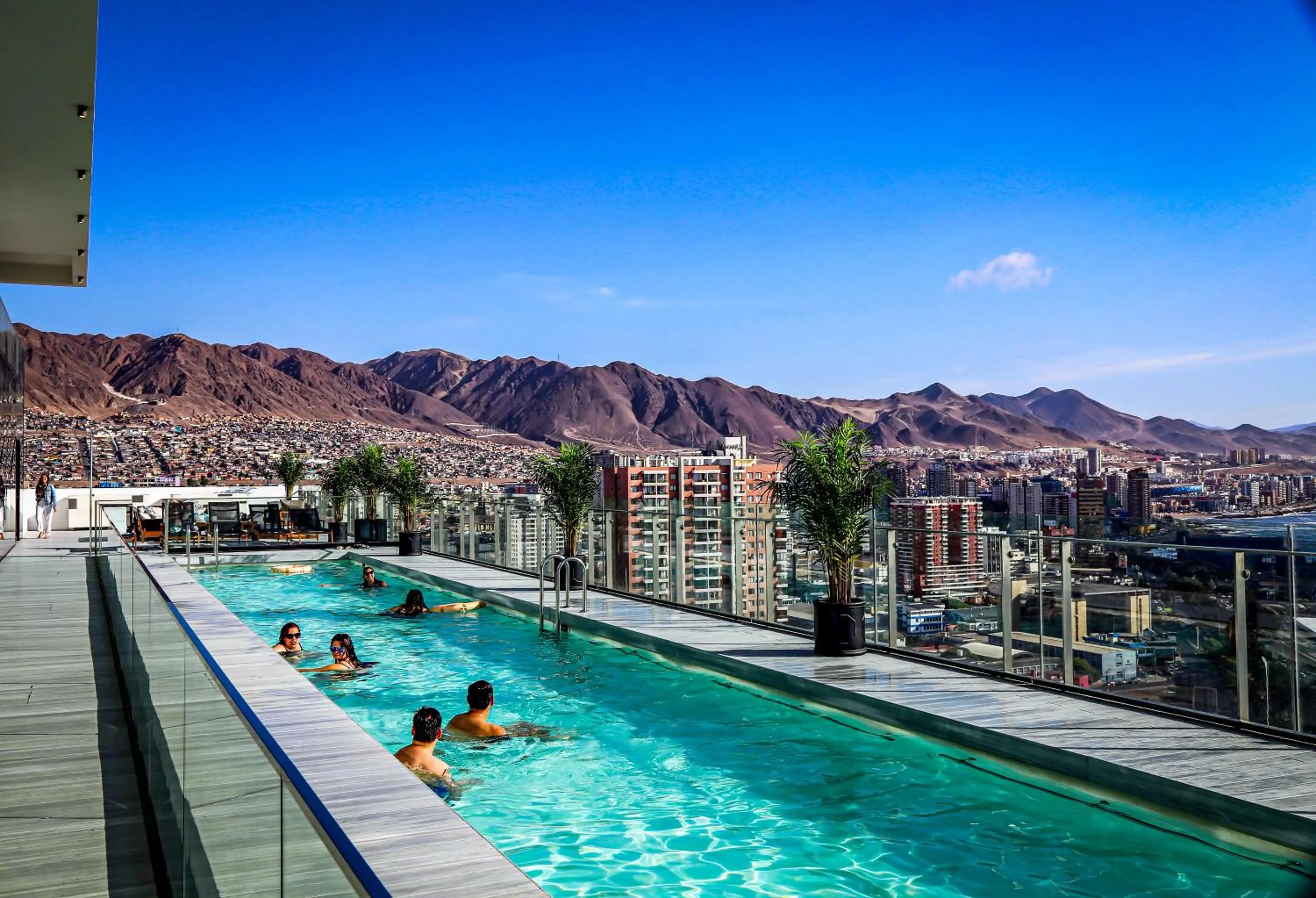 Swimming pool in EcoApart Antofagasta