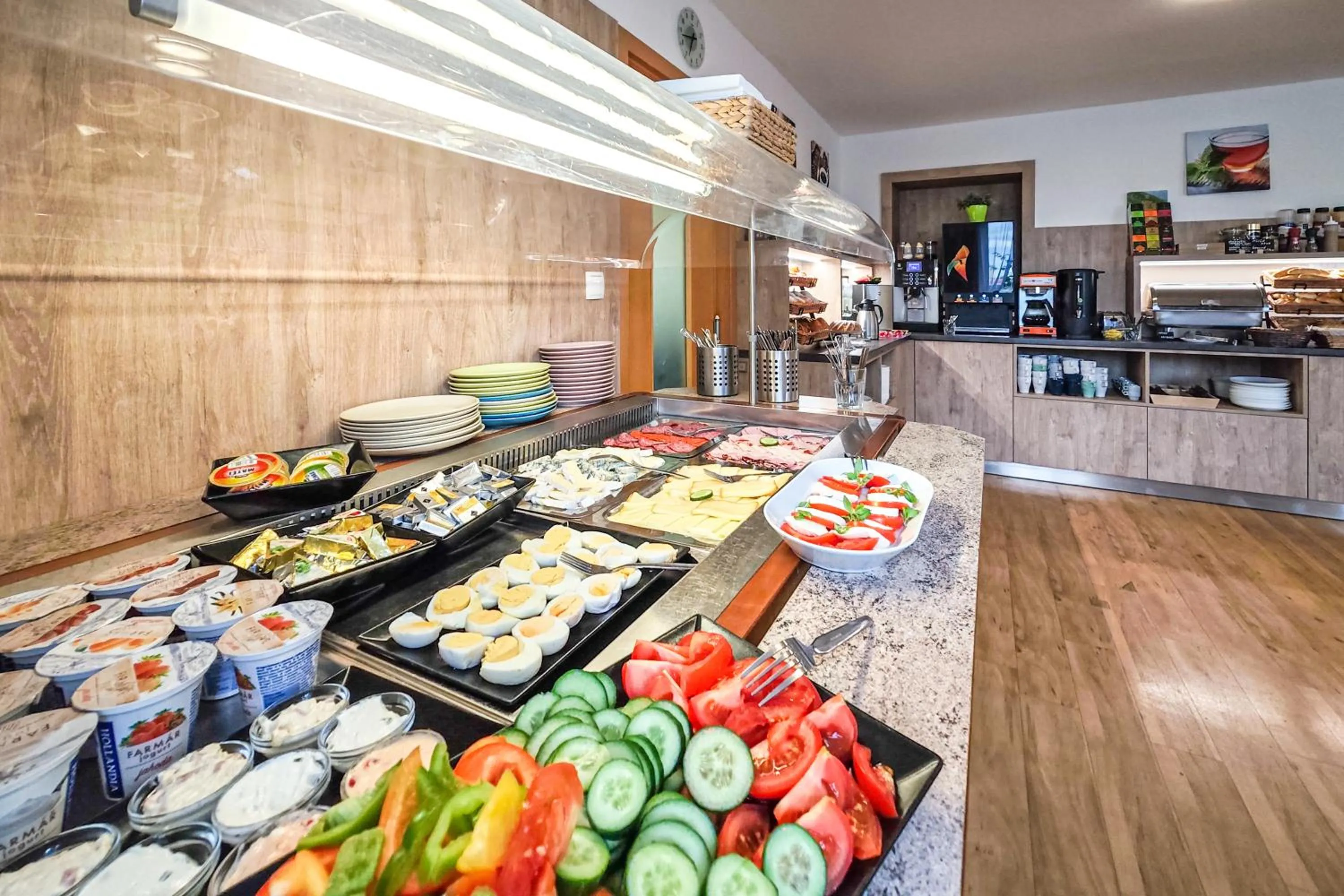 Buffet breakfast in Hotel Imos