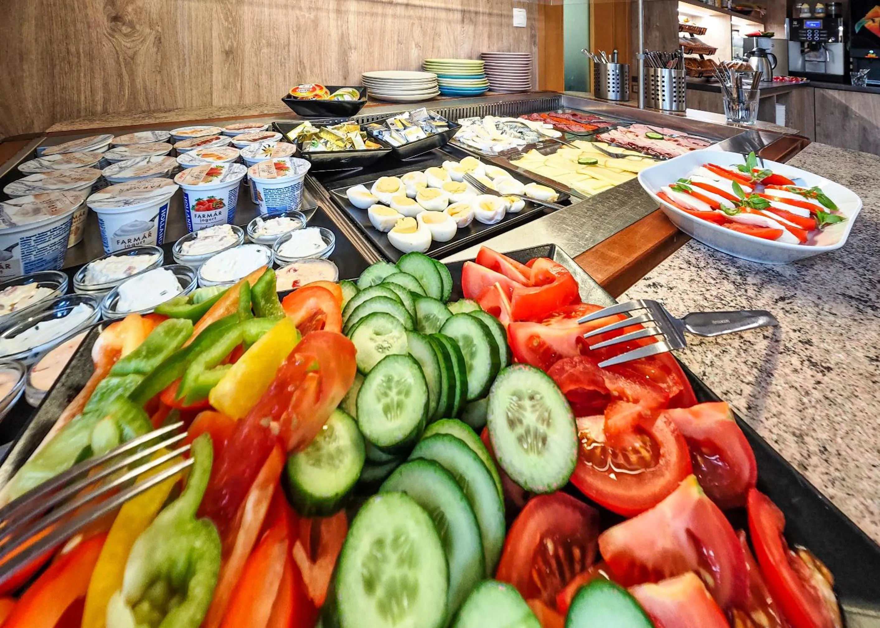 Buffet breakfast in Hotel Imos