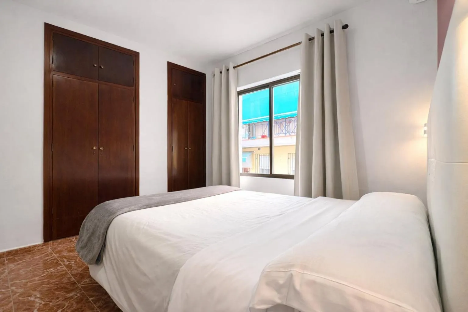 Bed in Pensión Rocamar