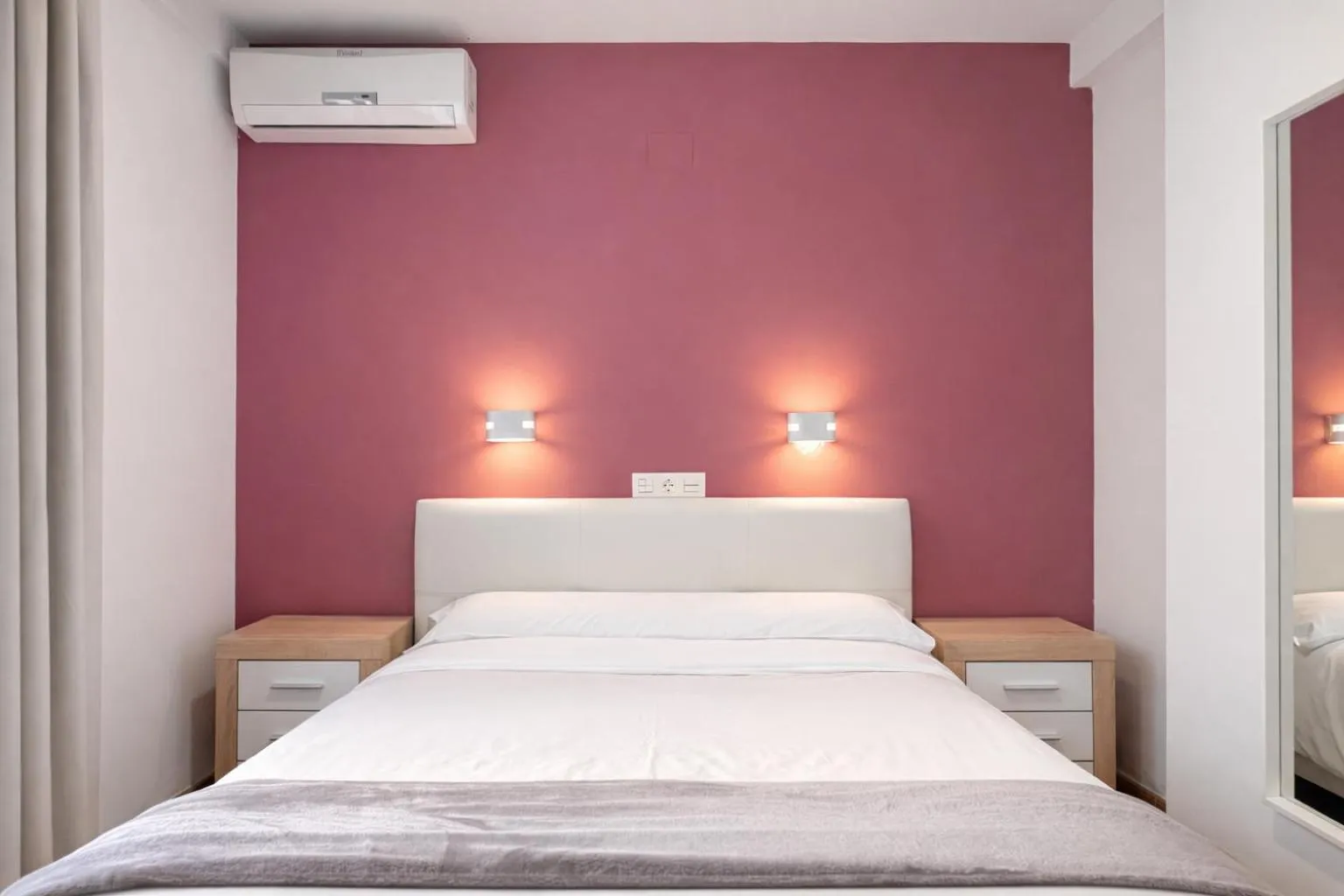 Bed in Pensión Rocamar