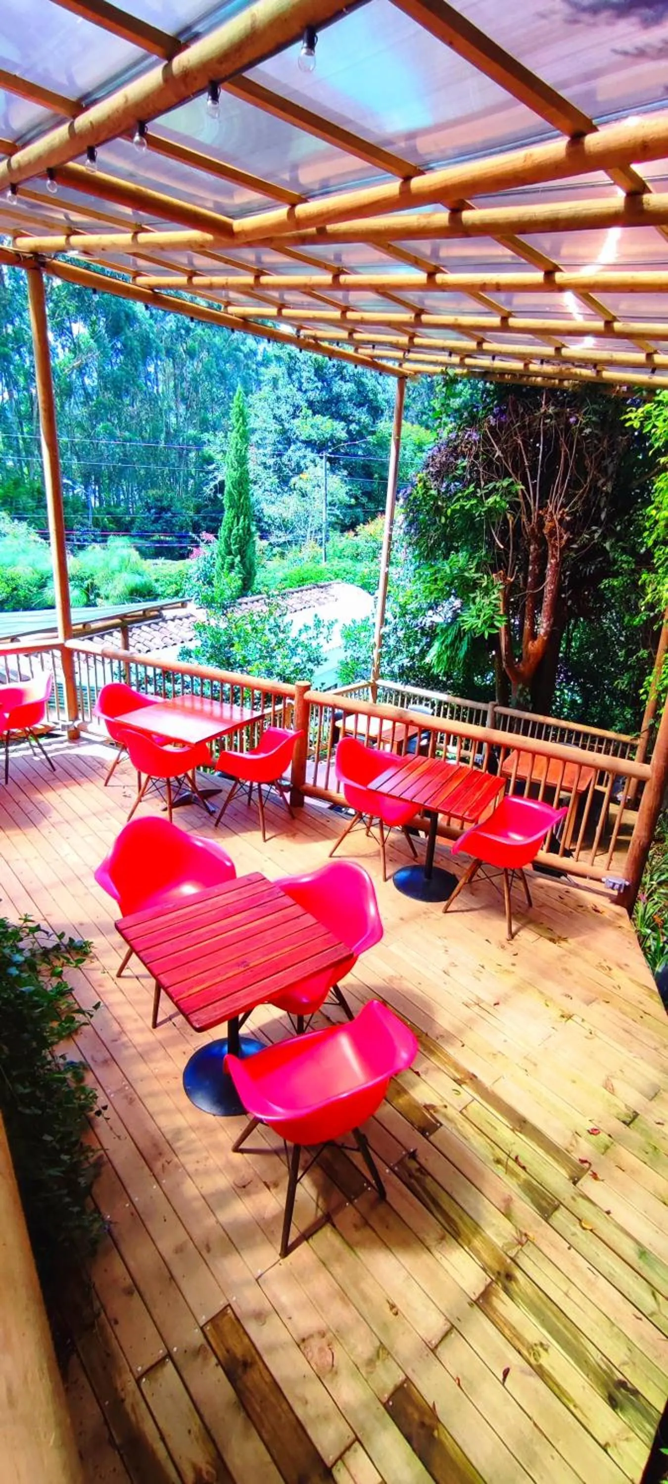 Dining area in La Martina Campestre