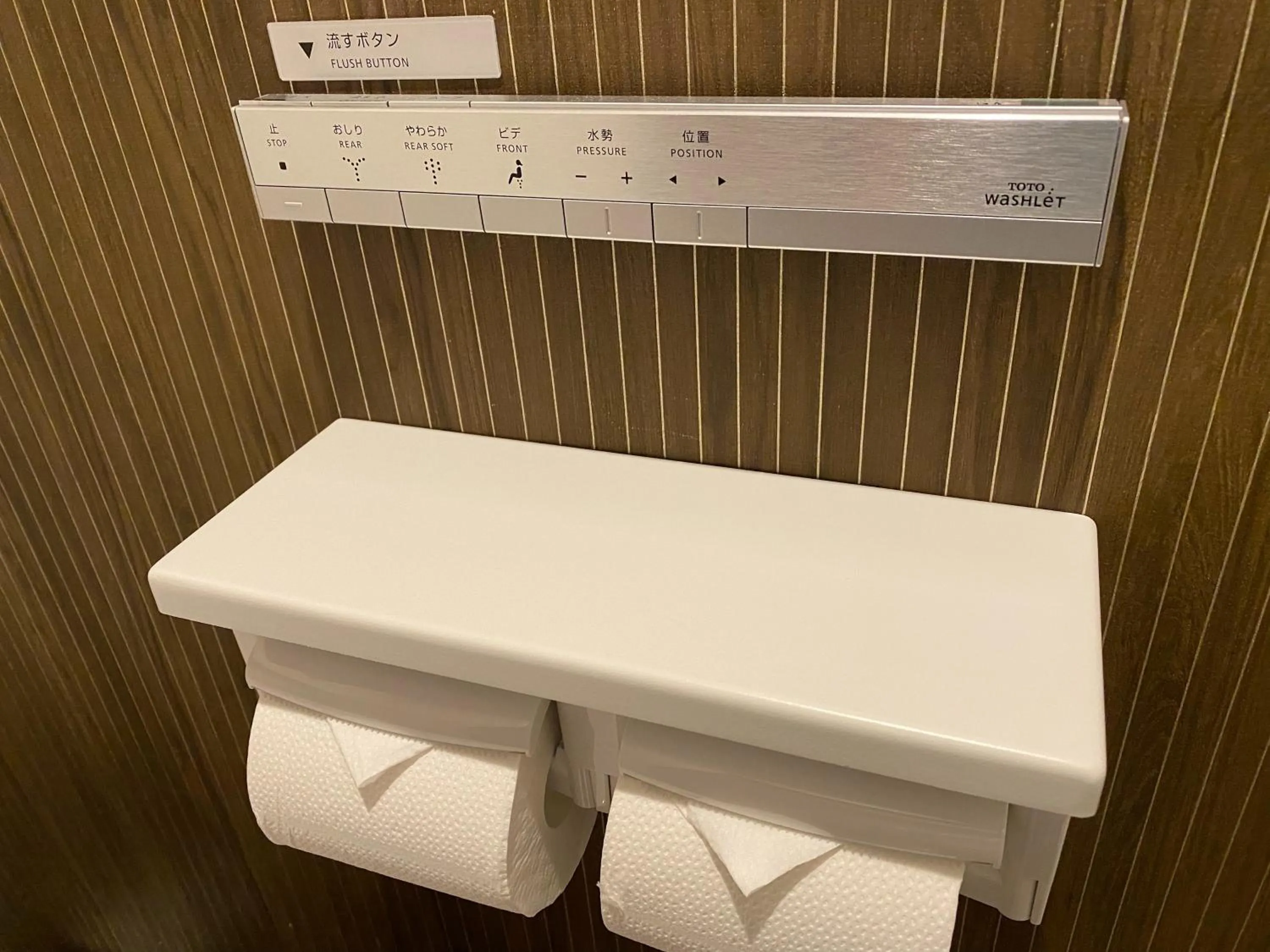 Toilet in Rinken's Hotel