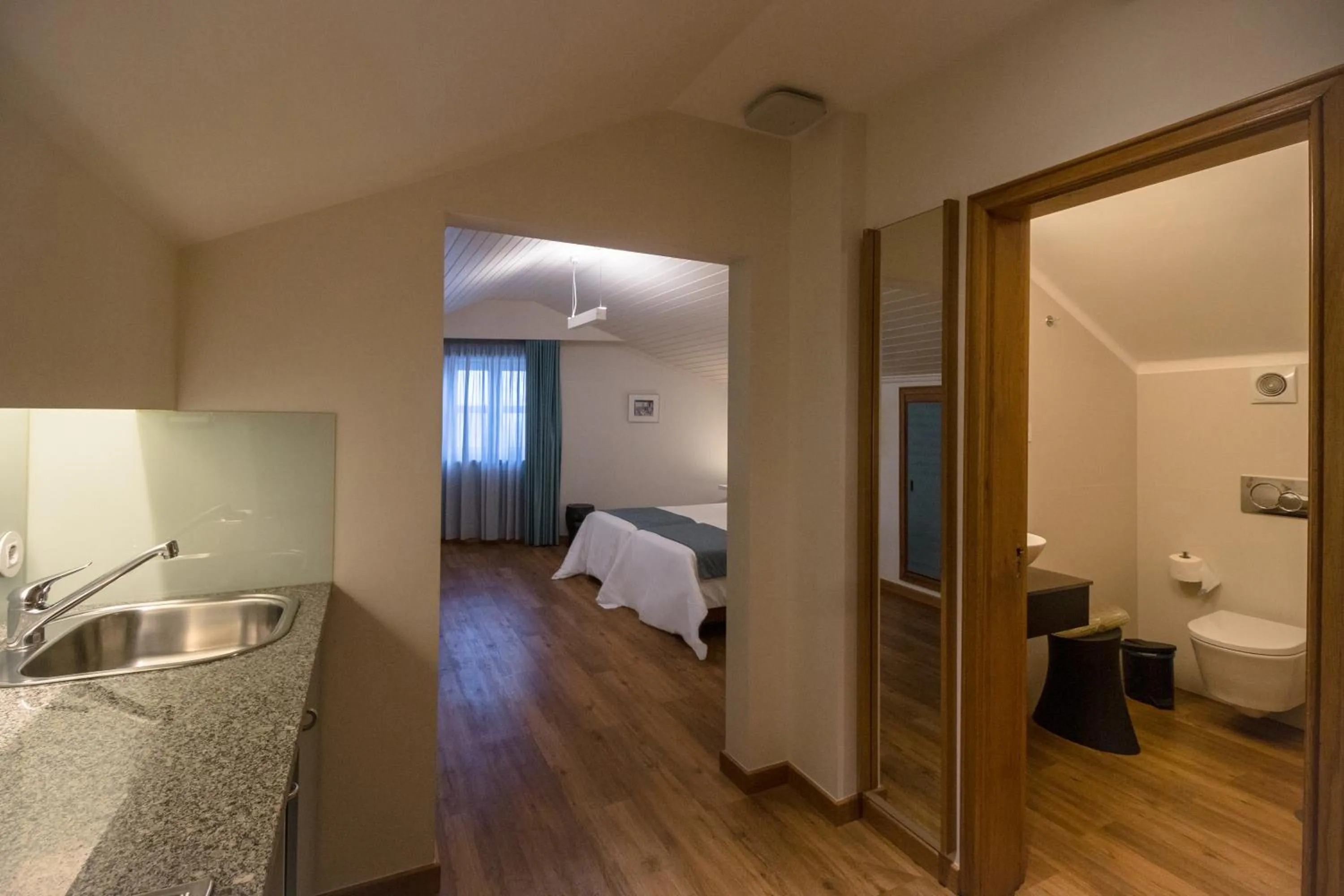 Toilet, Bed in Hotel das Salinas by Alboi Group