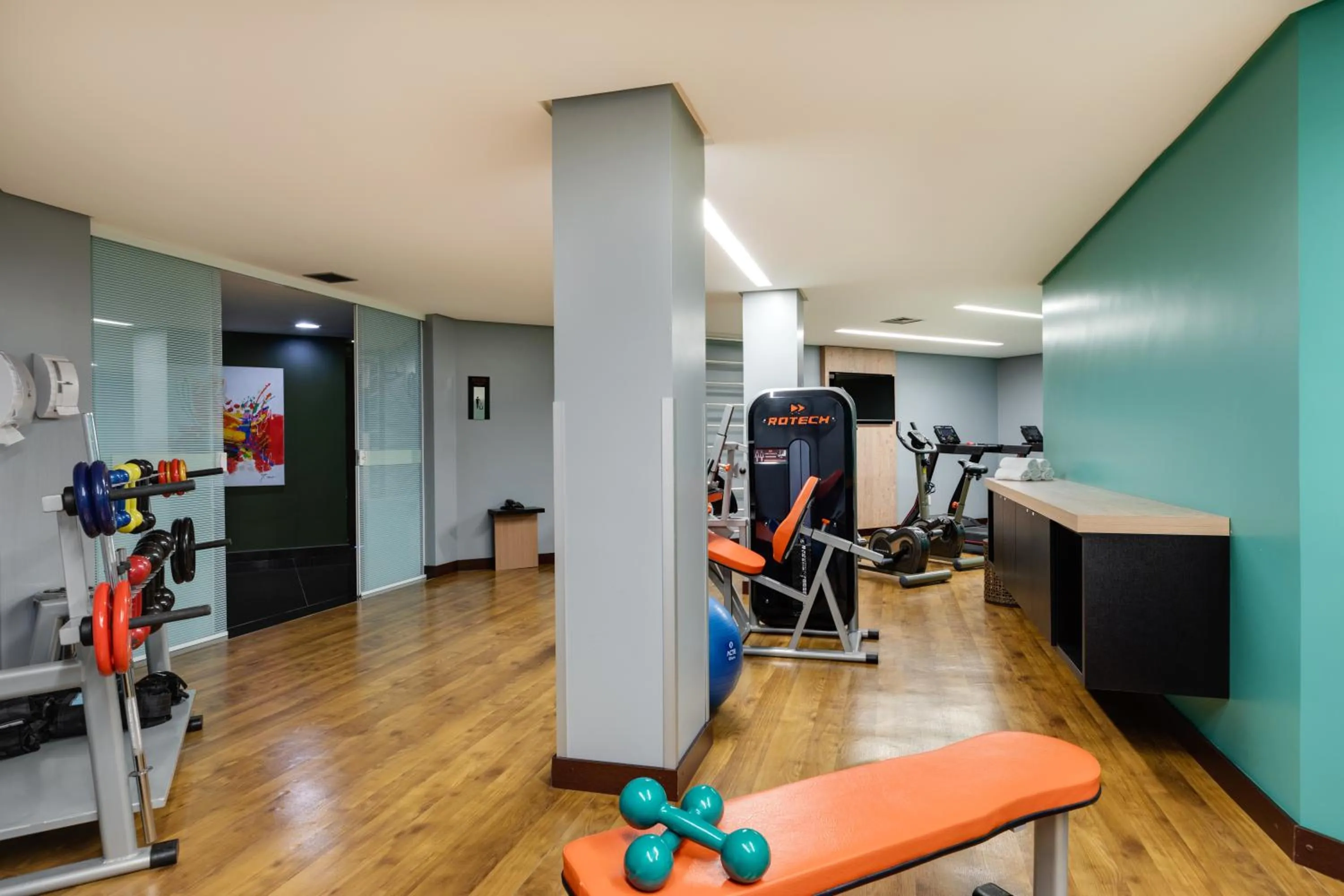 Fitness centre/facilities in Denali Hotel