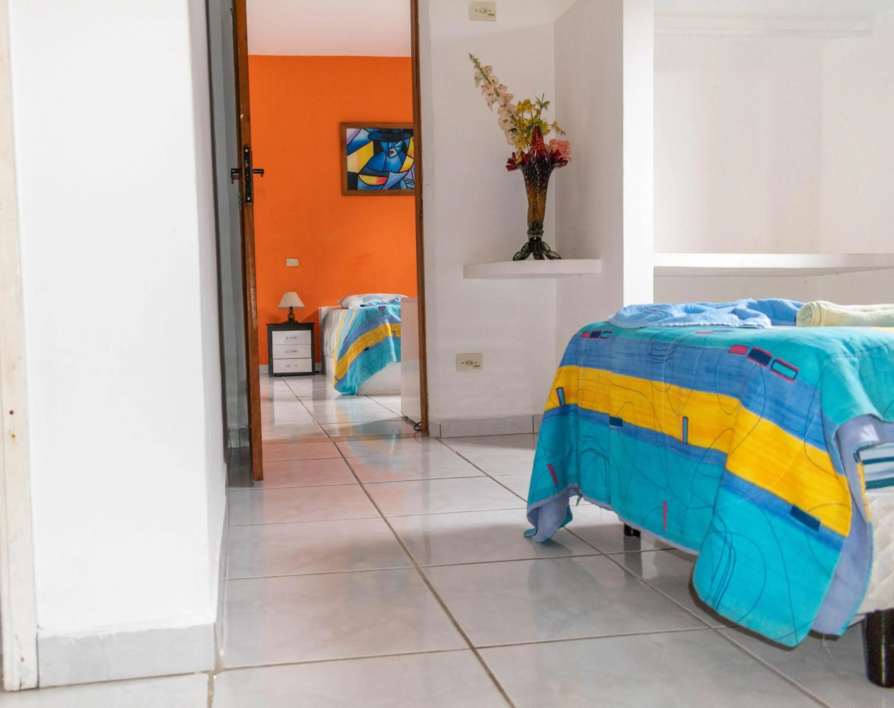 Bedroom, Bed in Hotel Marina Clube de Pesca