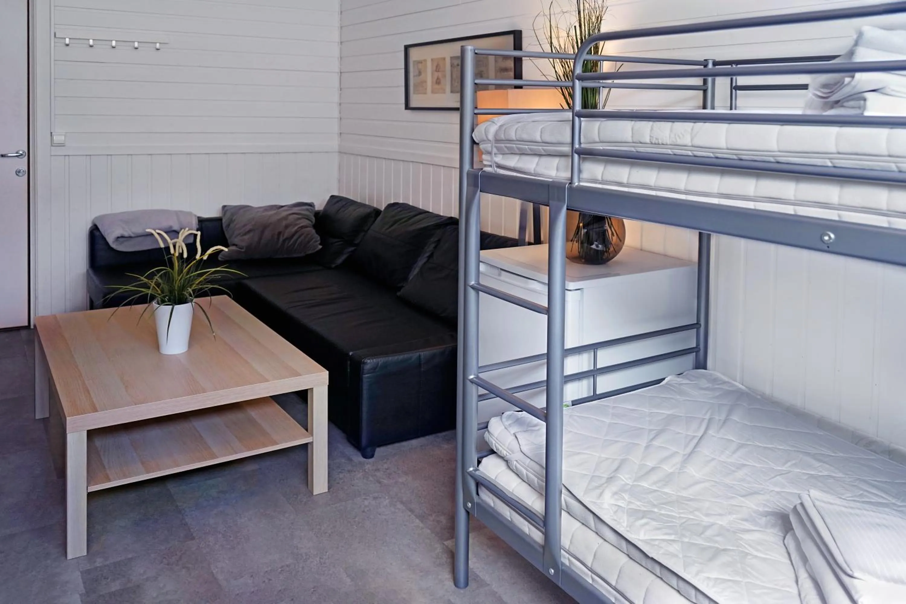 Bed in Northern Light Hotell/Camp Steinfjord