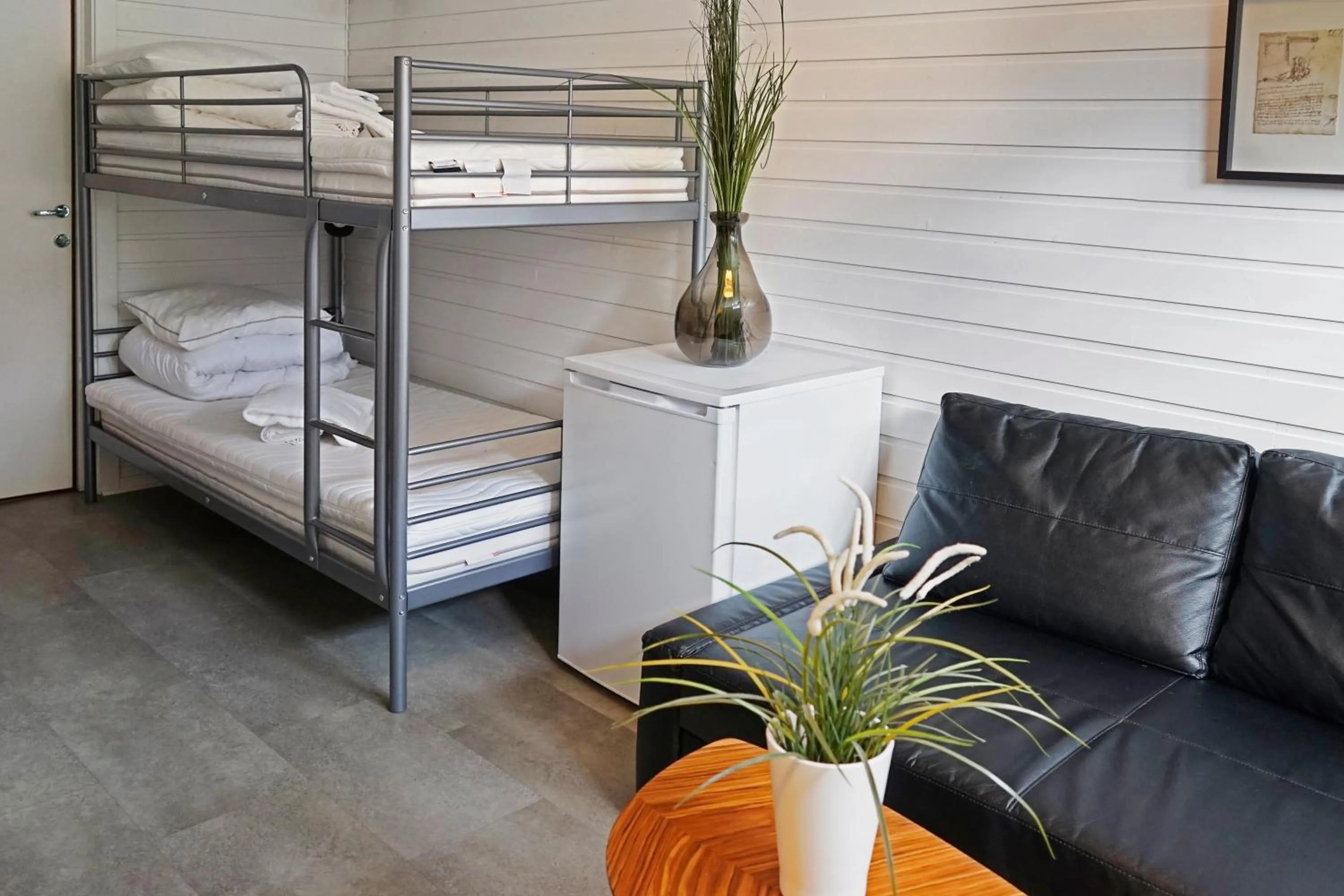 Bed in Northern Light Hotell/Camp Steinfjord