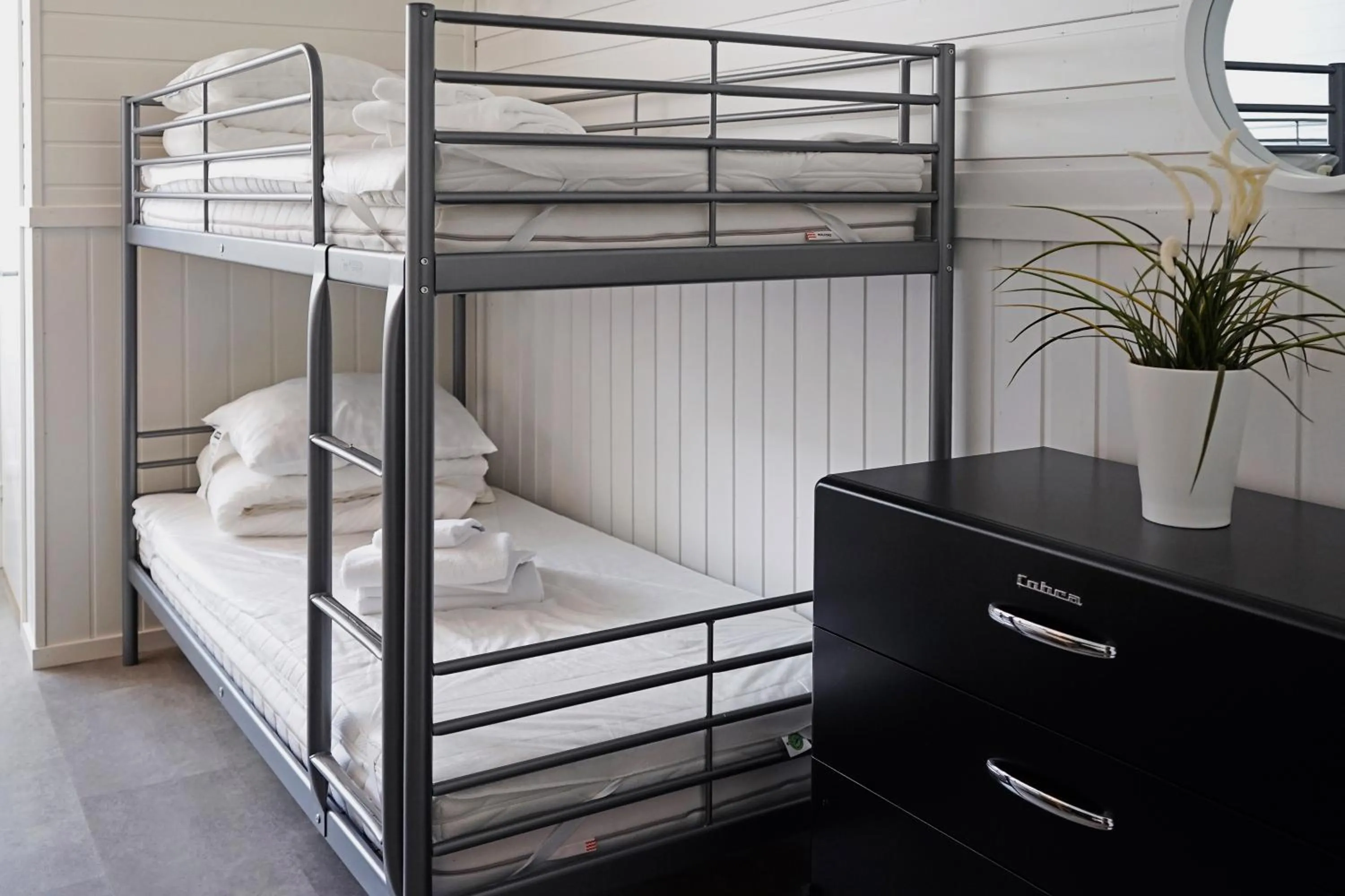 Bed in Northern Light Hotell/Camp Steinfjord