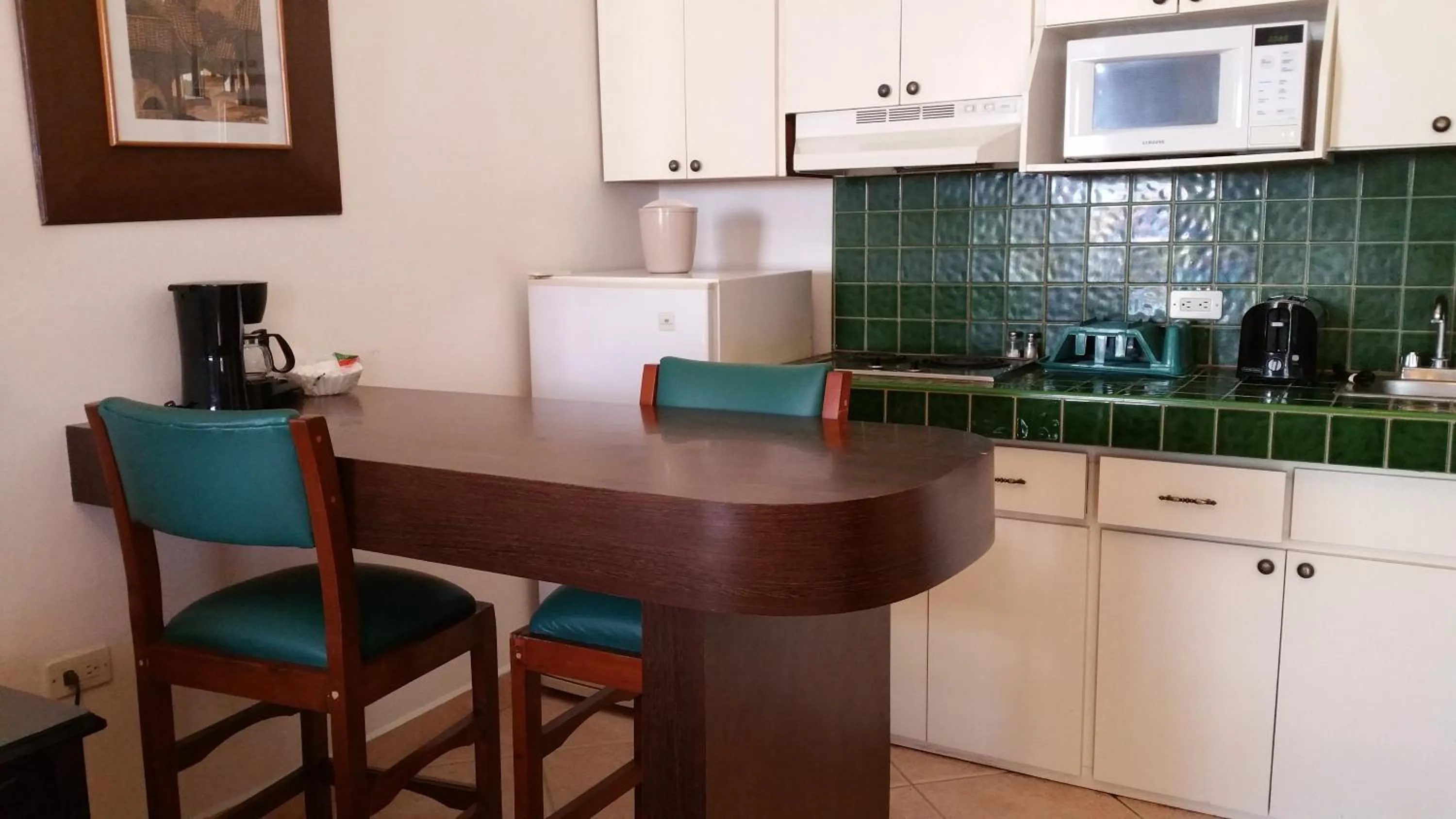 Kitchen or kitchenette in Hotel El Almendro