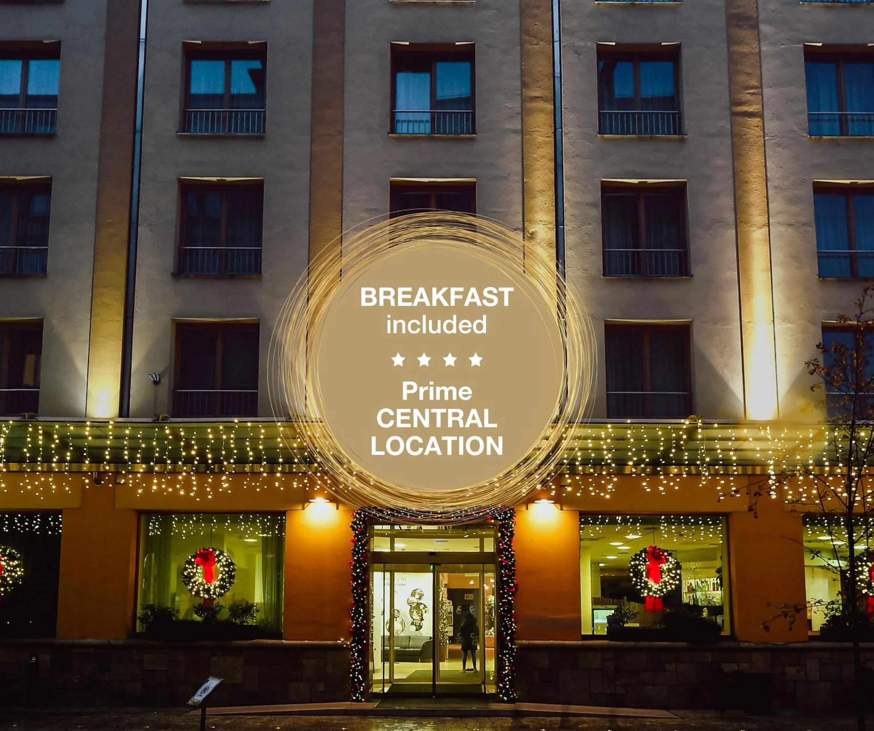 Property building in City Hotel Ljubljana