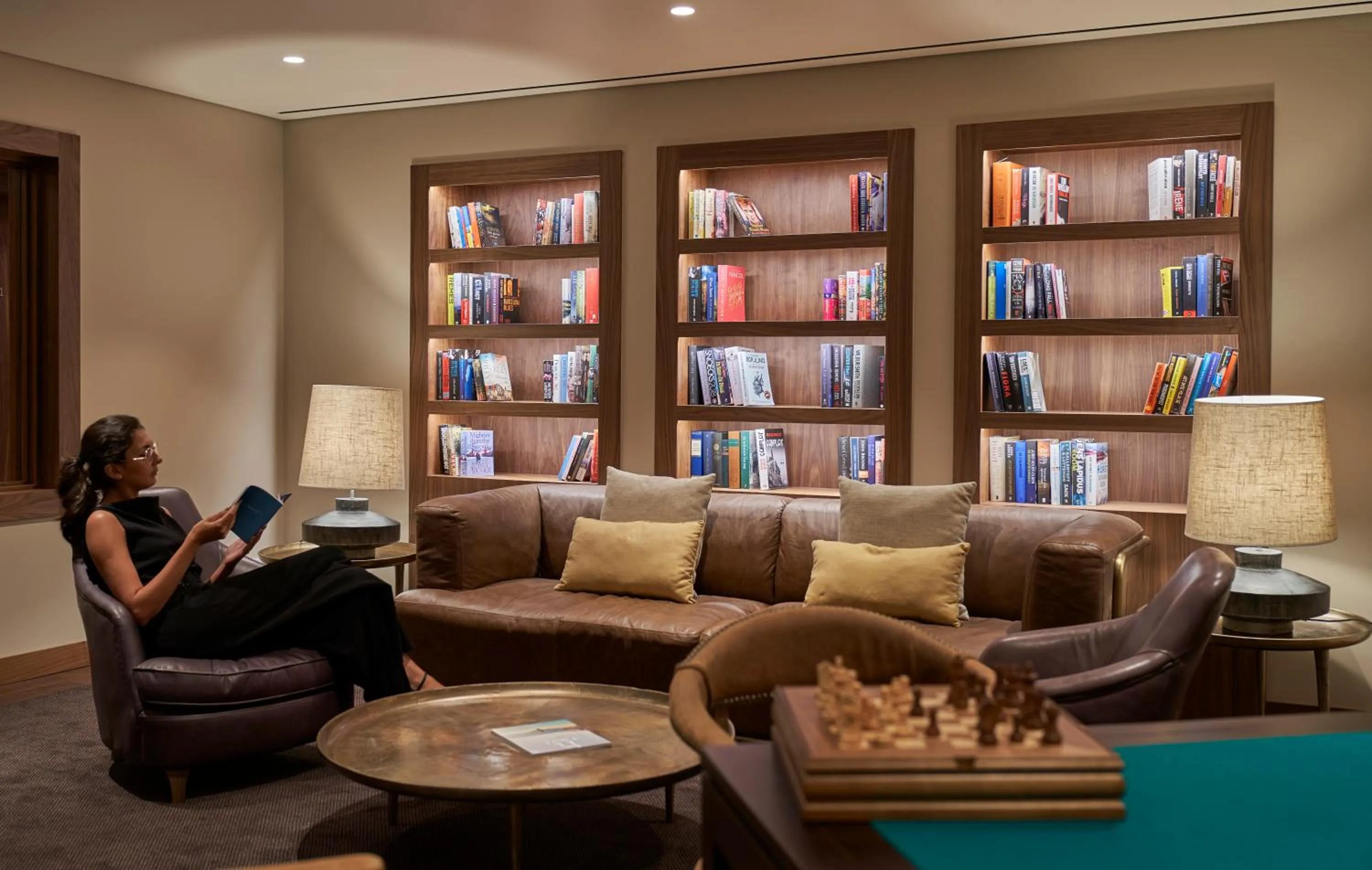 Library in Les Suites at The Cliff Bay - PortoBay