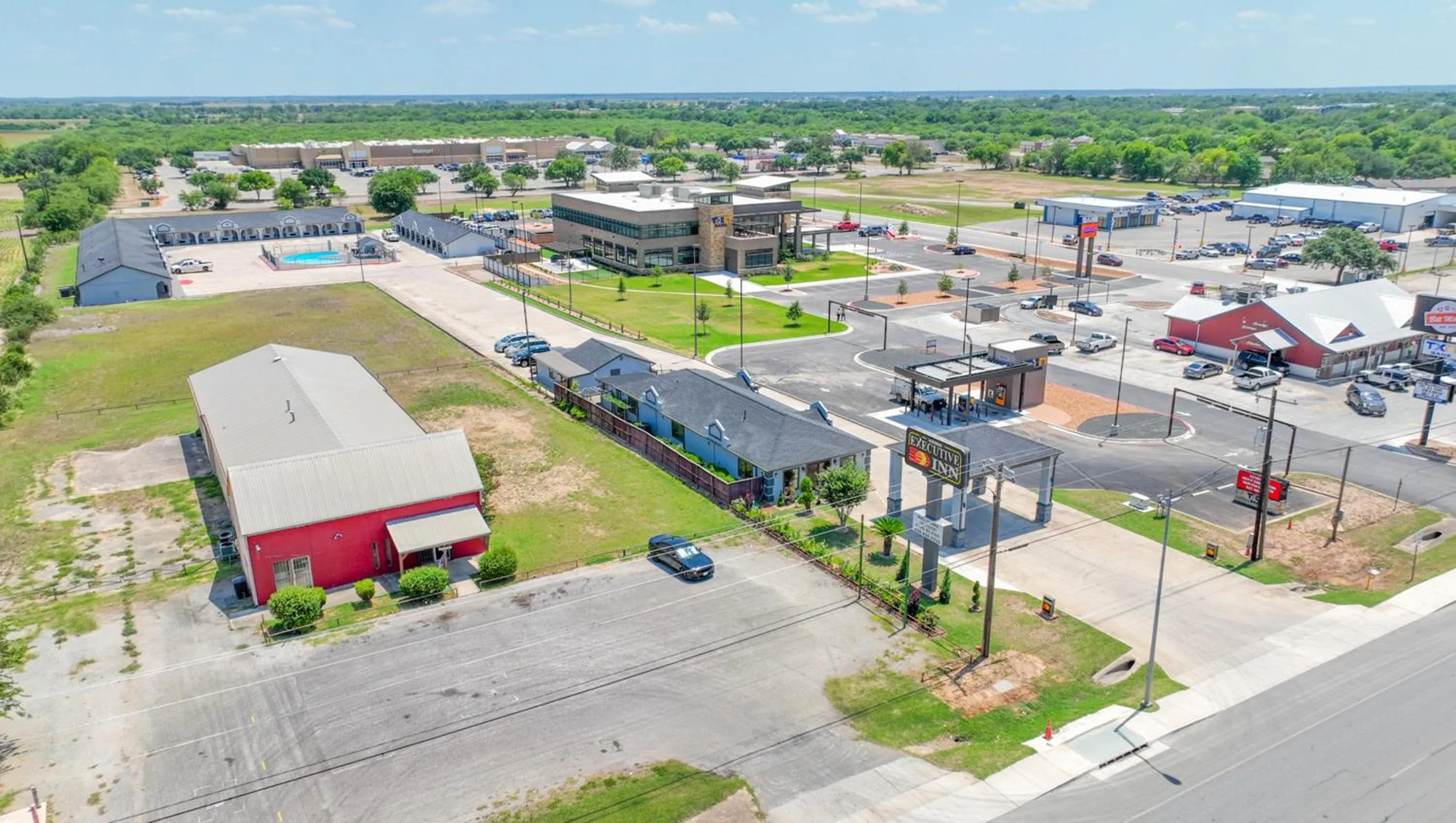 Bird's eye view in Executive Inn Hondo