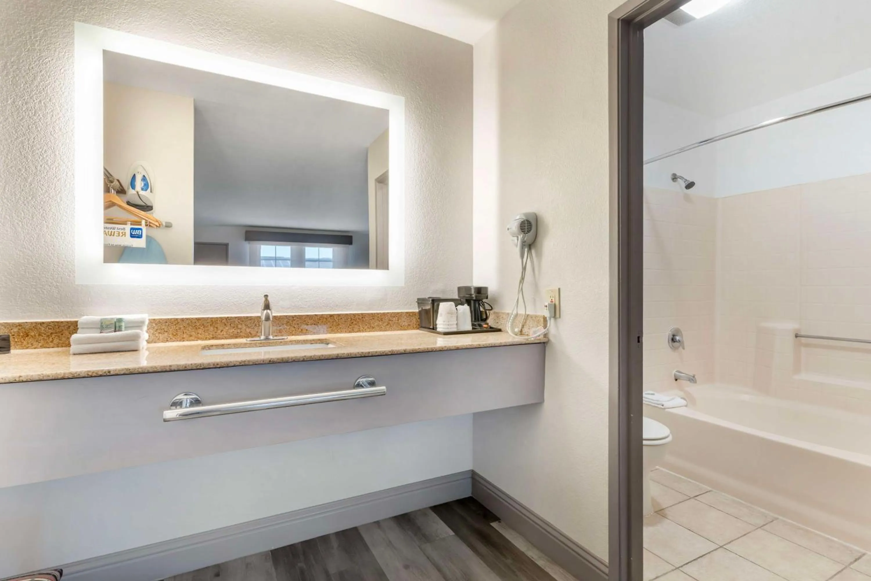 Bathroom in Best Western Marina State Beach