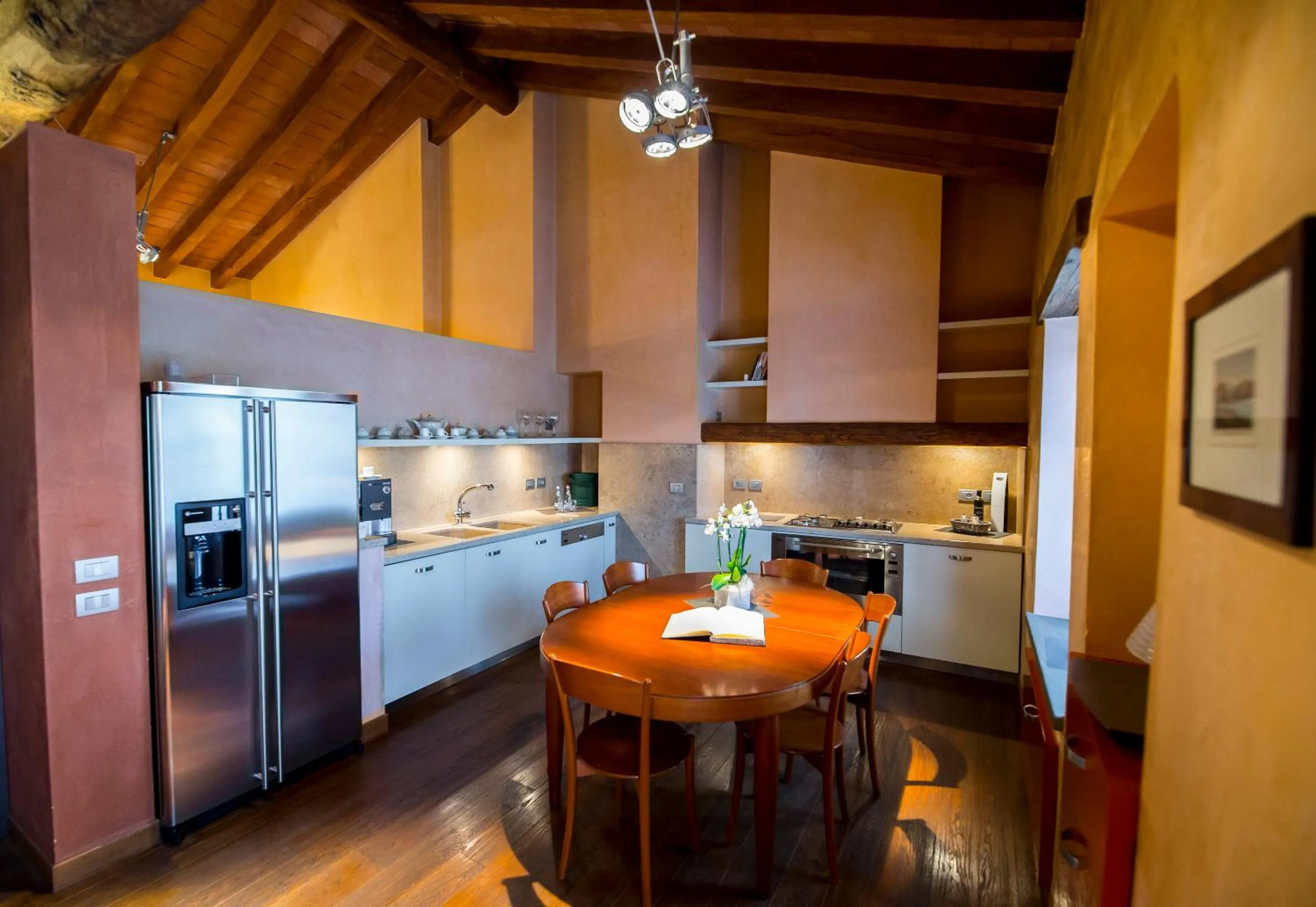 Kitchen or kitchenette in Locanda Mimmo