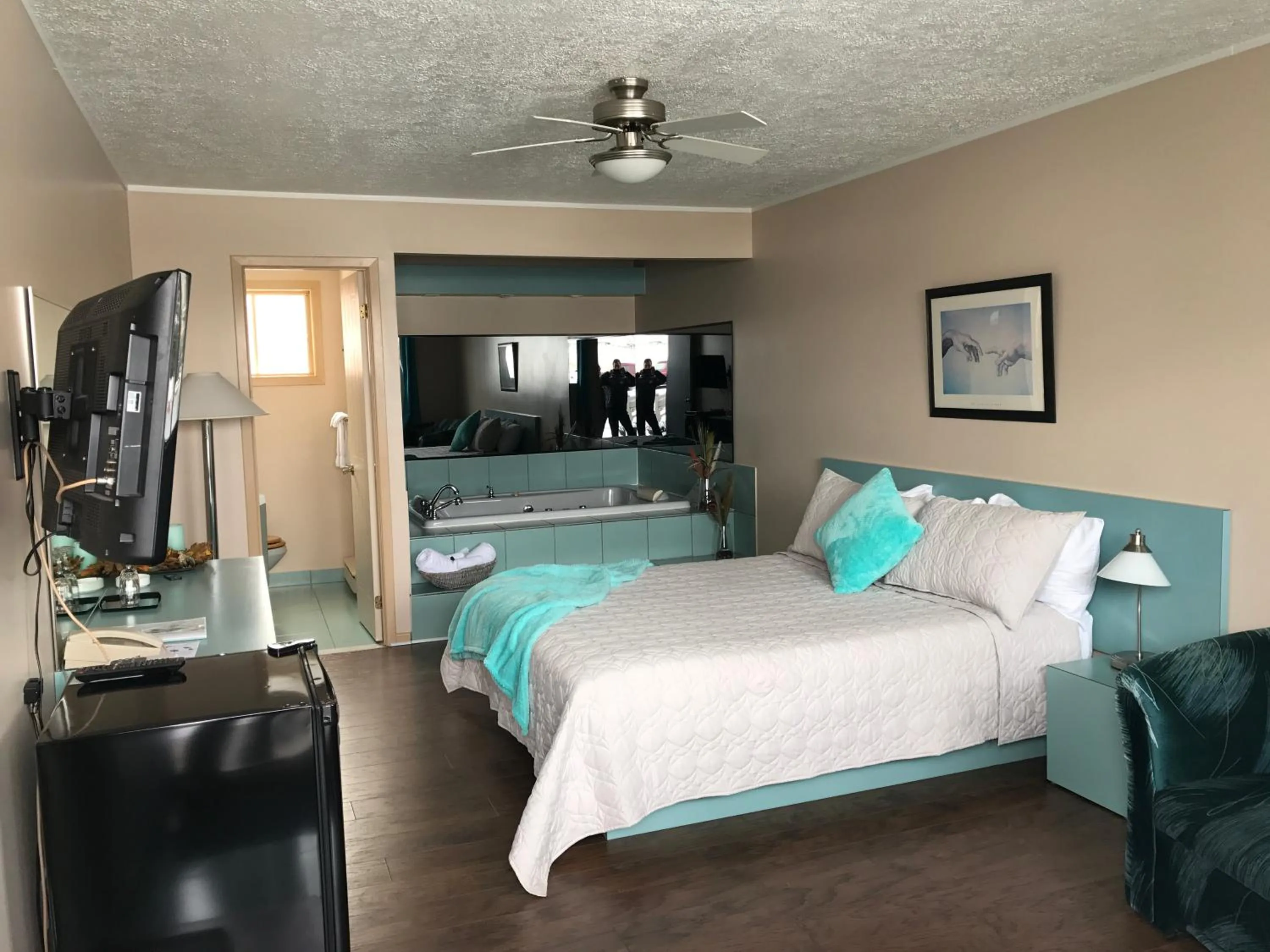 Bedroom, Bed in Motel Belle Riviere