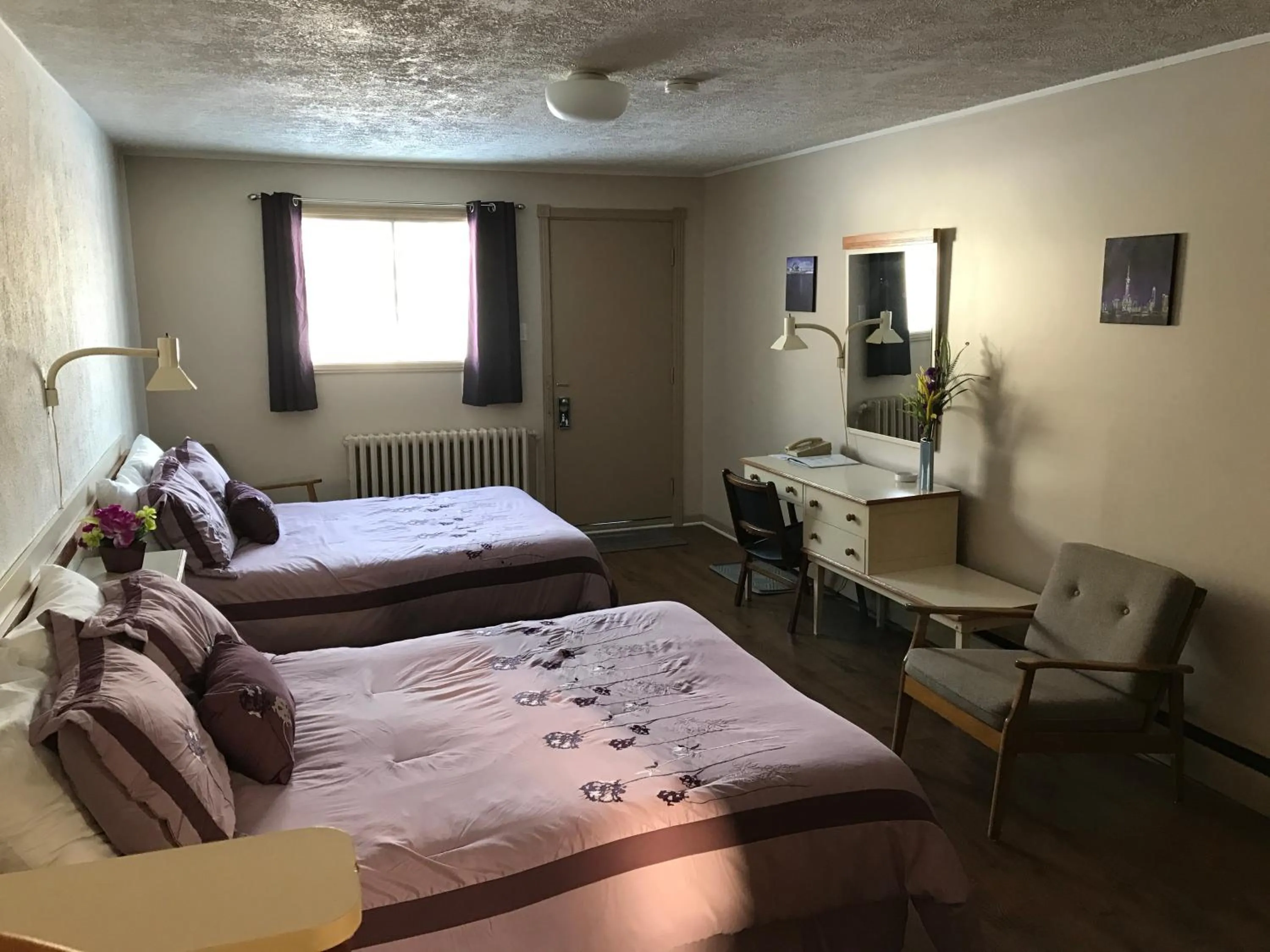 Bedroom, Bed in Motel Belle Riviere